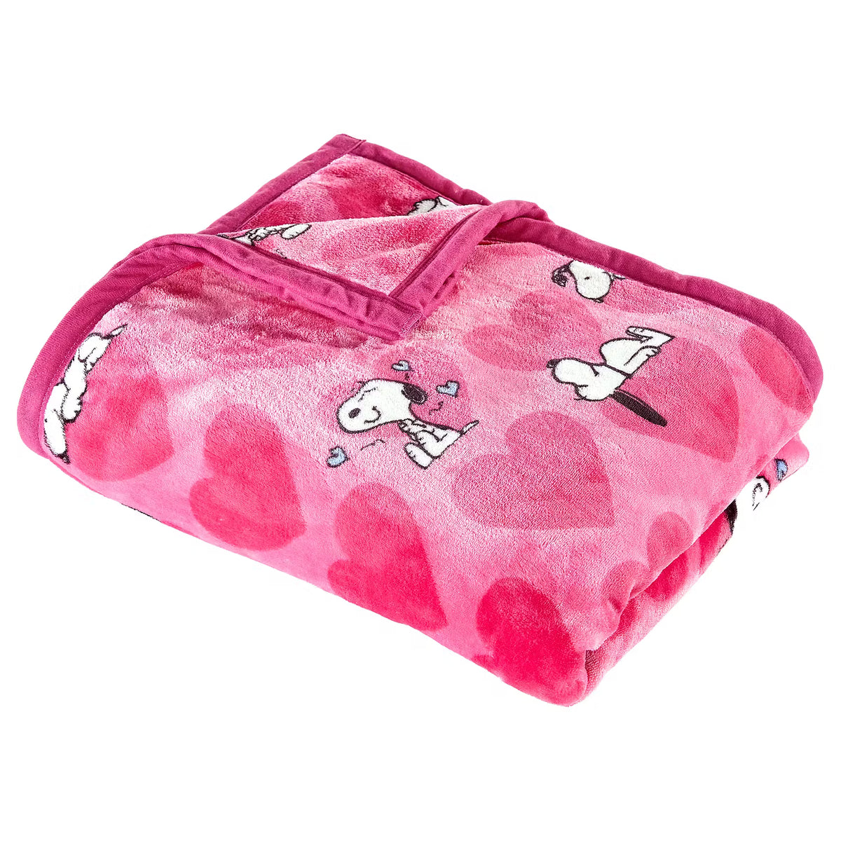 PEANUTS Fleecedecke Amore - Polyester - Pink