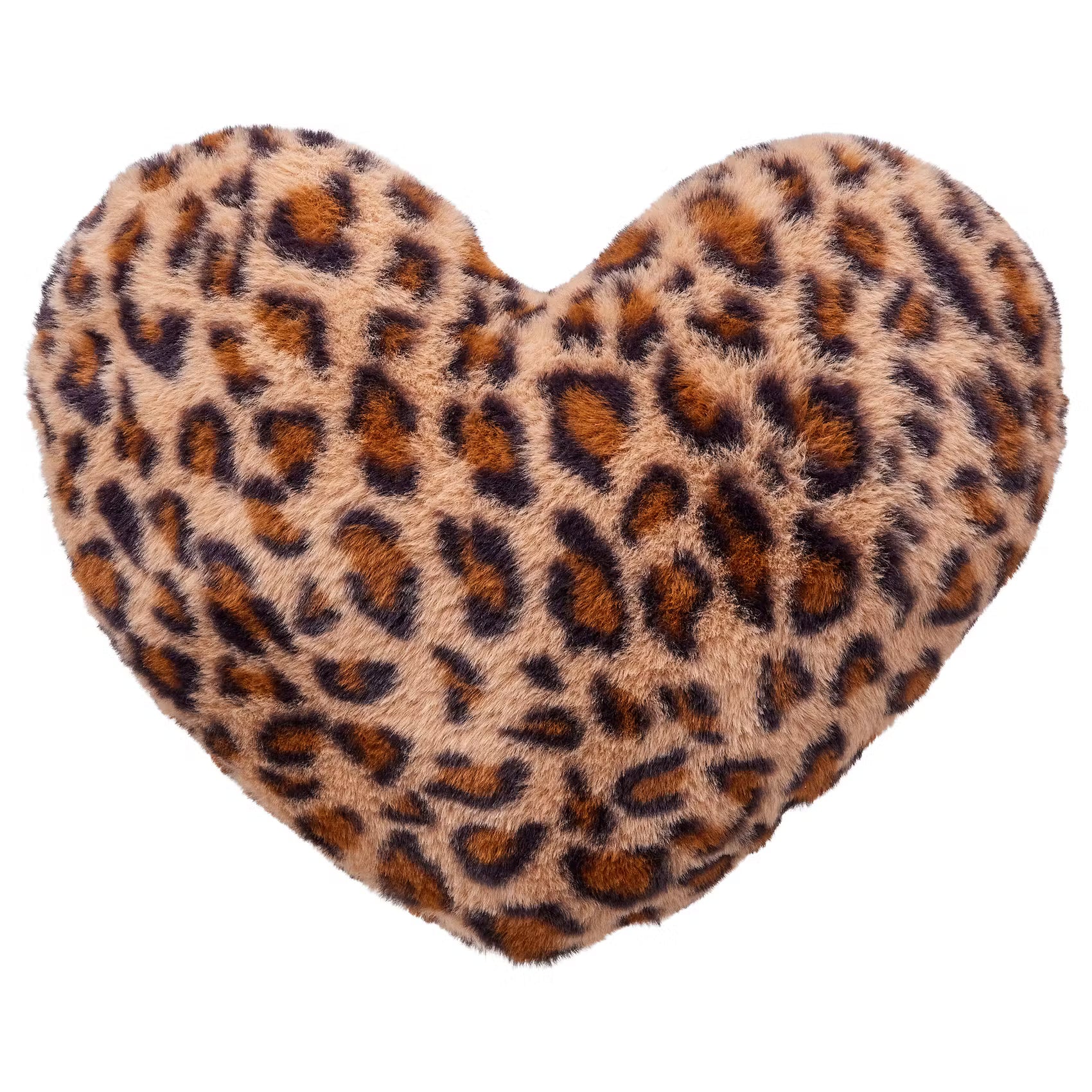 HEART Kissen Herz - Polyester - Braun