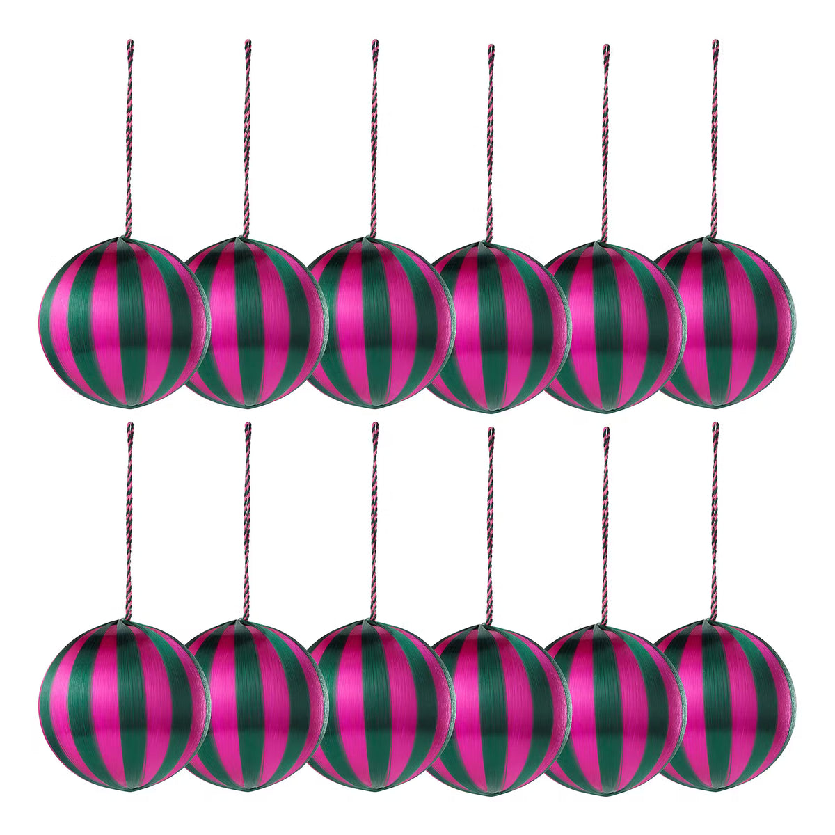 HANG ON Fadenkugel 12er-Set - Polyester PVC - Pink