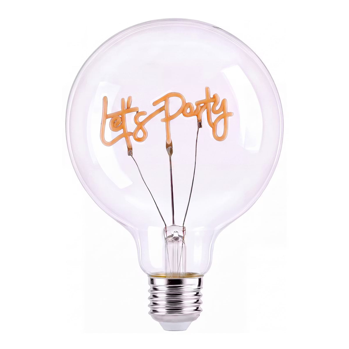 BRIGHT LIGHT LED-Glühlampe Let's Party - Klarglas - Pink