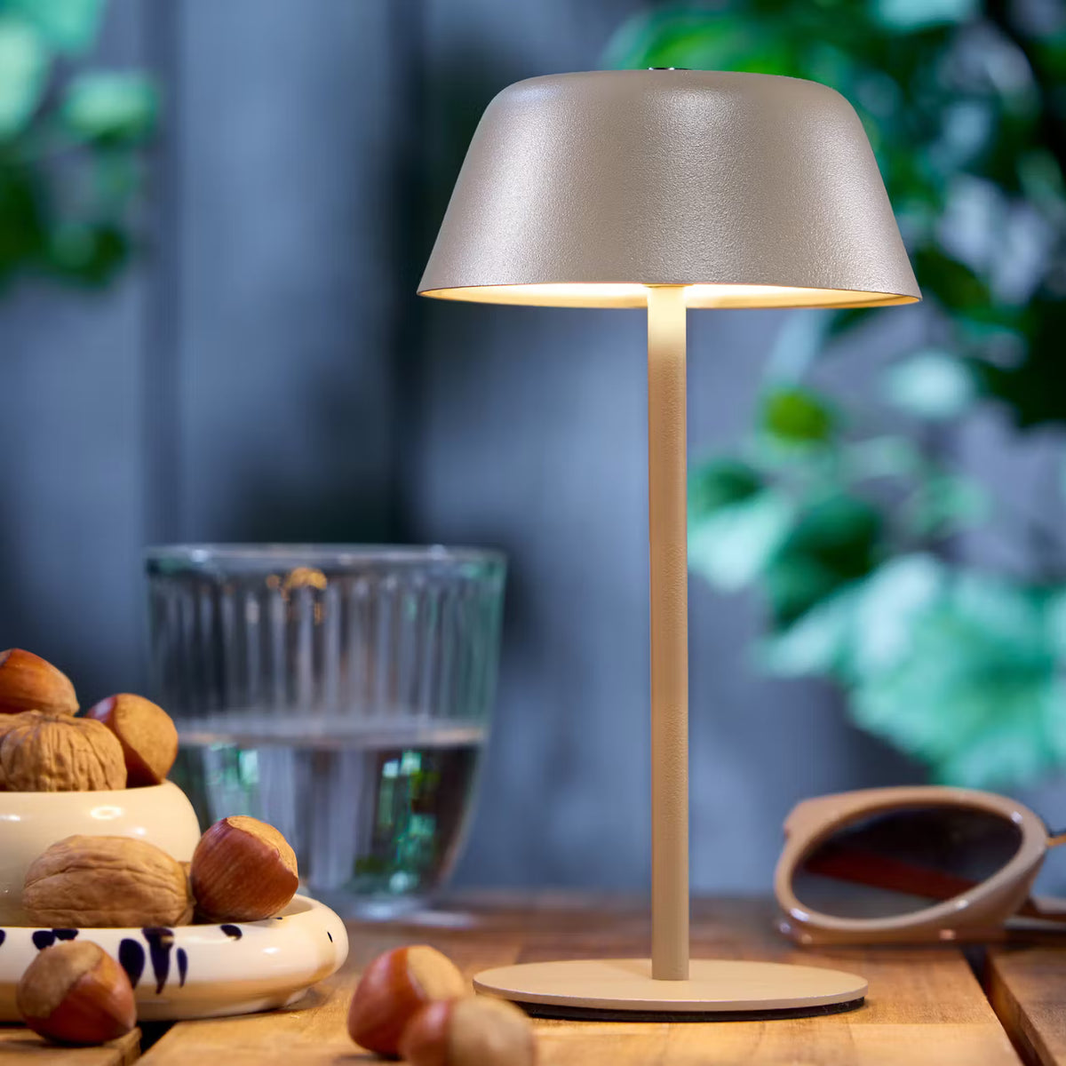 LIGHT UP LED Mini-Leuchte - Stahl/ABS - Beige - Beige
