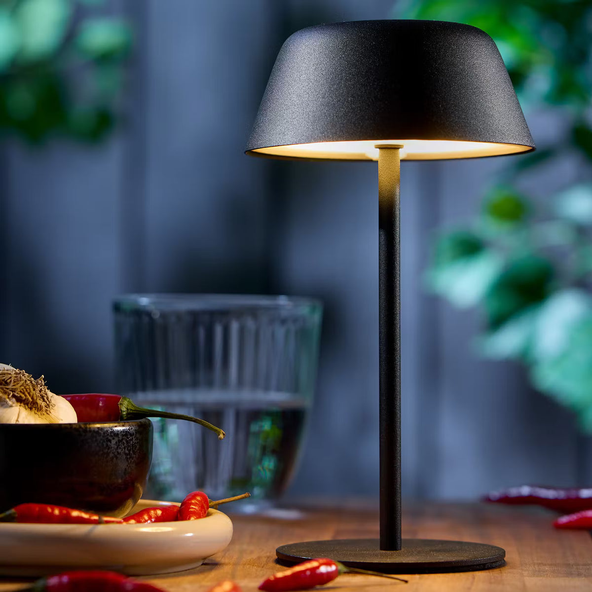 LIGHT UP LED Mini-Leuchte - Stahl/ABS - Schwarz - Schwarz