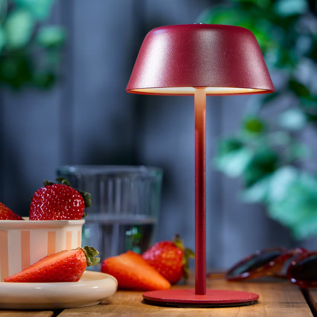 LIGHT UP LED Mini-Leuchte - Stahl/ABS - Rot - Rot