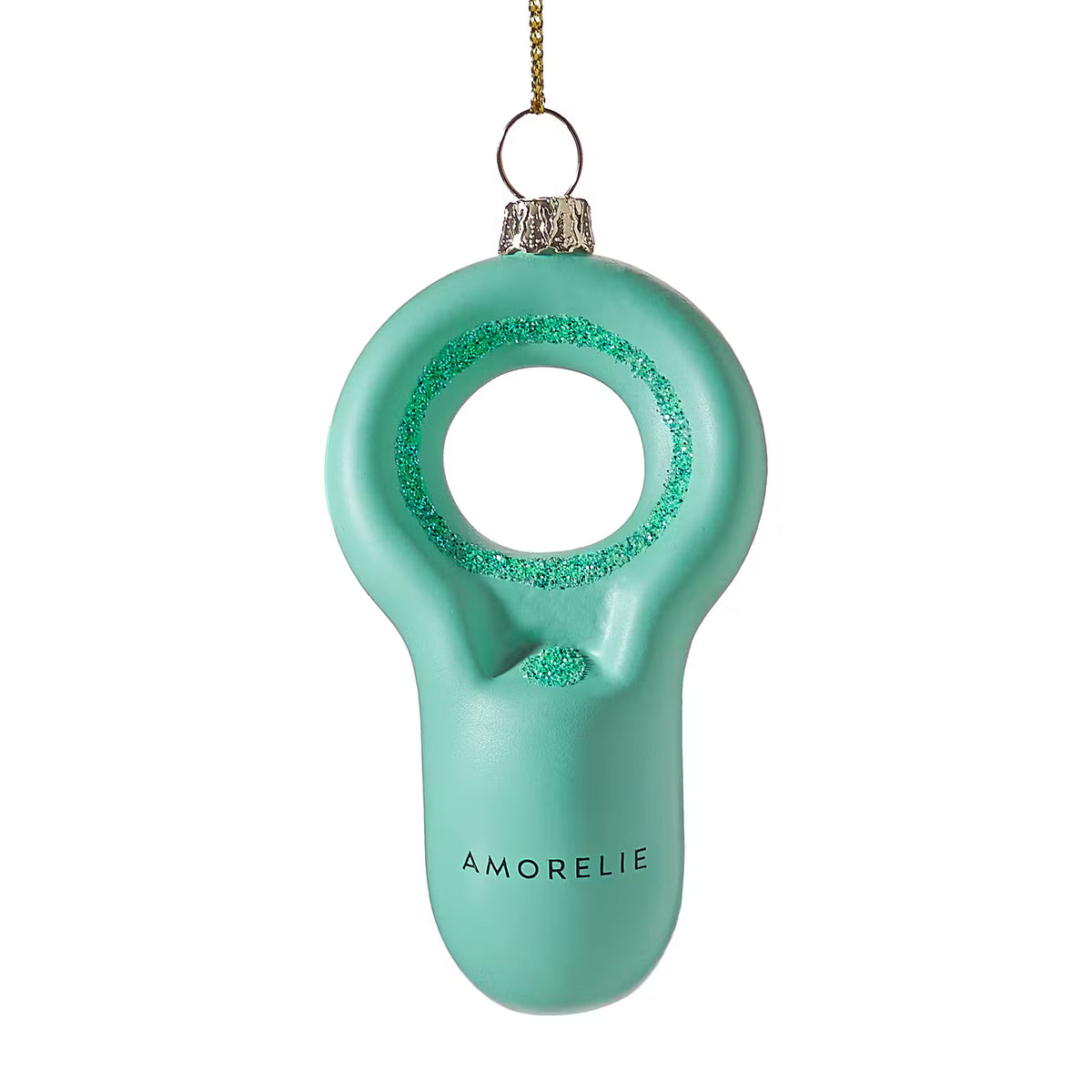HANG ON Baumanhänger Amorelie - Borosilikatglas - Türkis