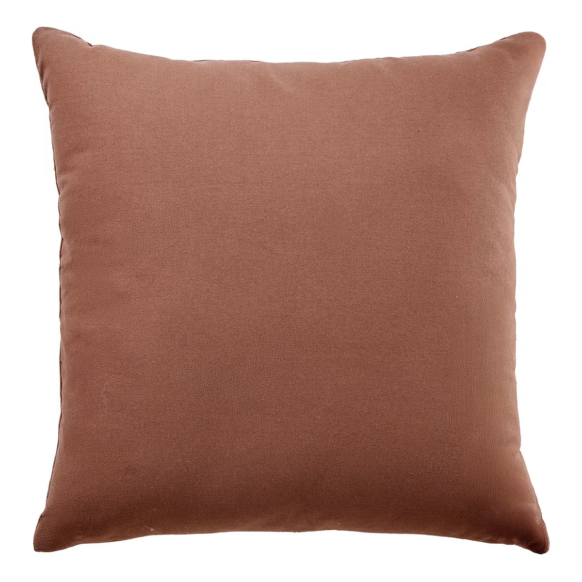 BOHEMIAN Kissen Blumen - Baumwolle/Polyester - Braun