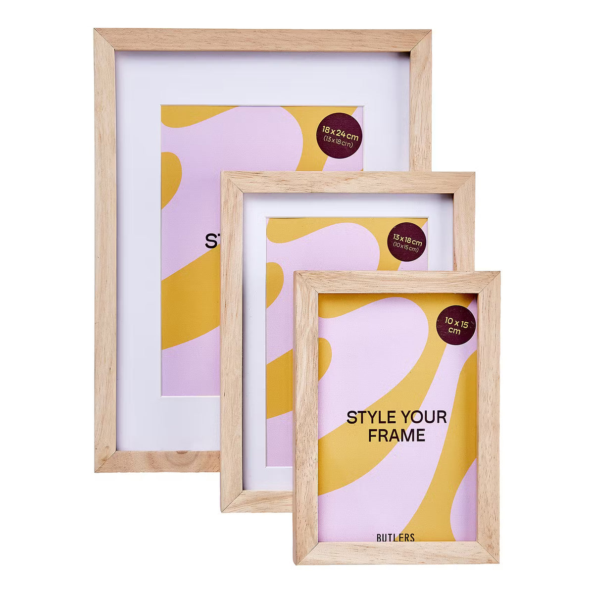 PICTURE IT Bilderrahmen - Holzwerkstoff - Braun - 14 x 19 cm