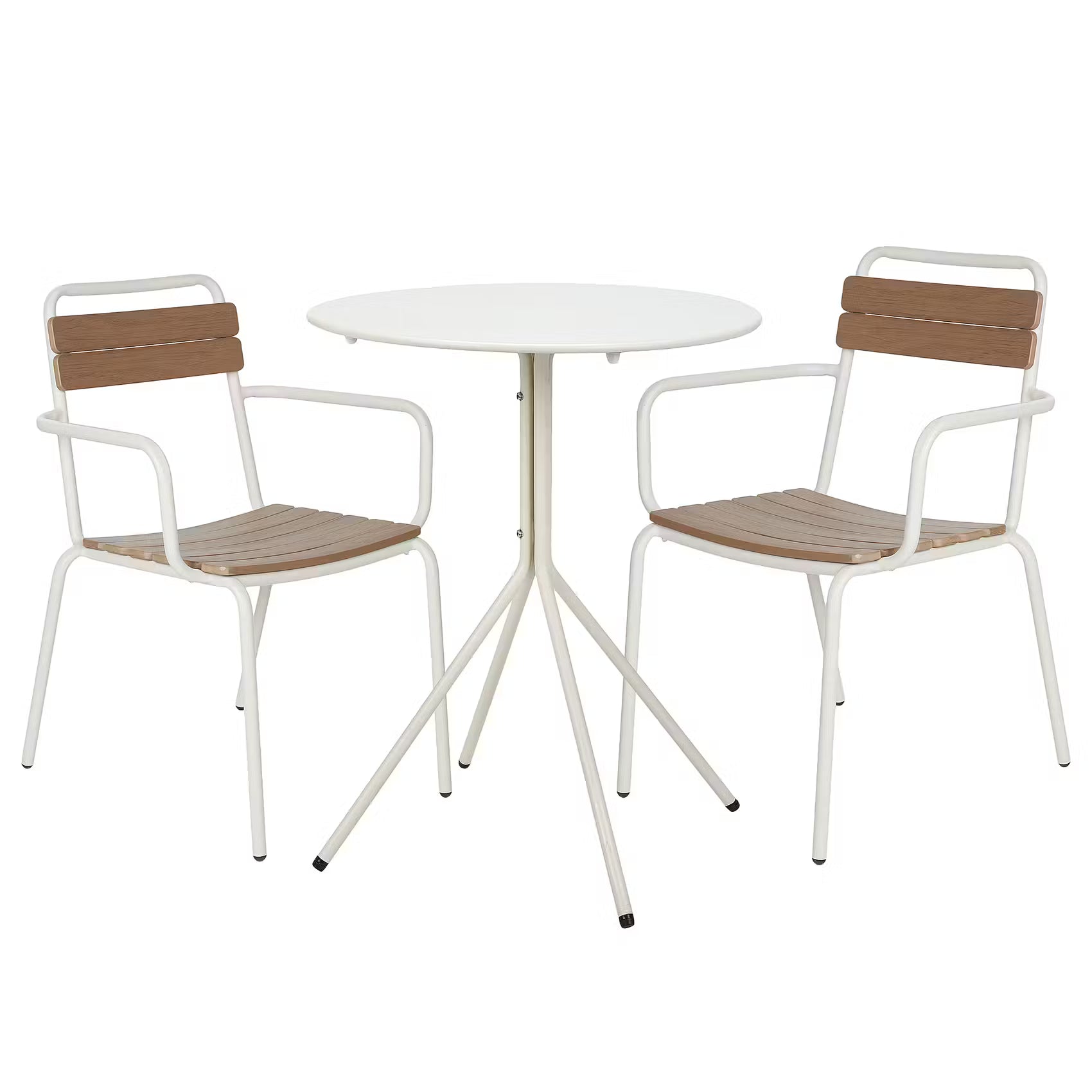 RENDEZVOUS Gartenmöbel-Set 3-tlg. - Stahl/Polyethylen - Beige