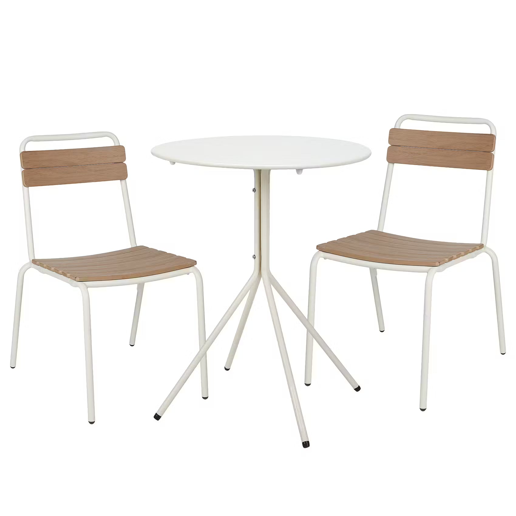 RENDEZVOUS Gartenmöbel-Set 3-tlg. - Stahl/Polyethylen - Beige