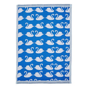 SWEET XMAS Küchentuch Schwan - Baumwolle - Blau