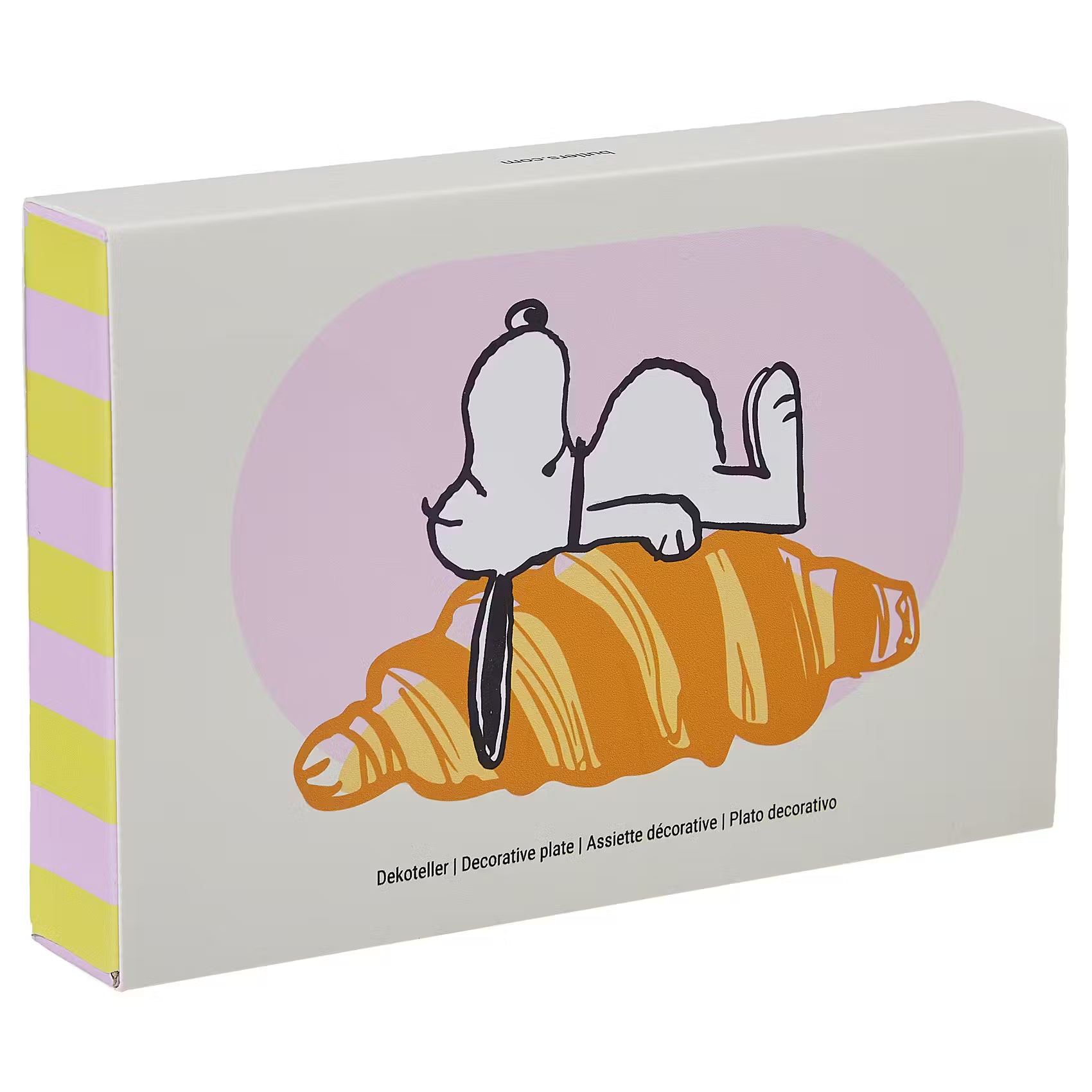 PEANUTS Schmuckteller Snoopy Croissant - New Bone China - Weiß