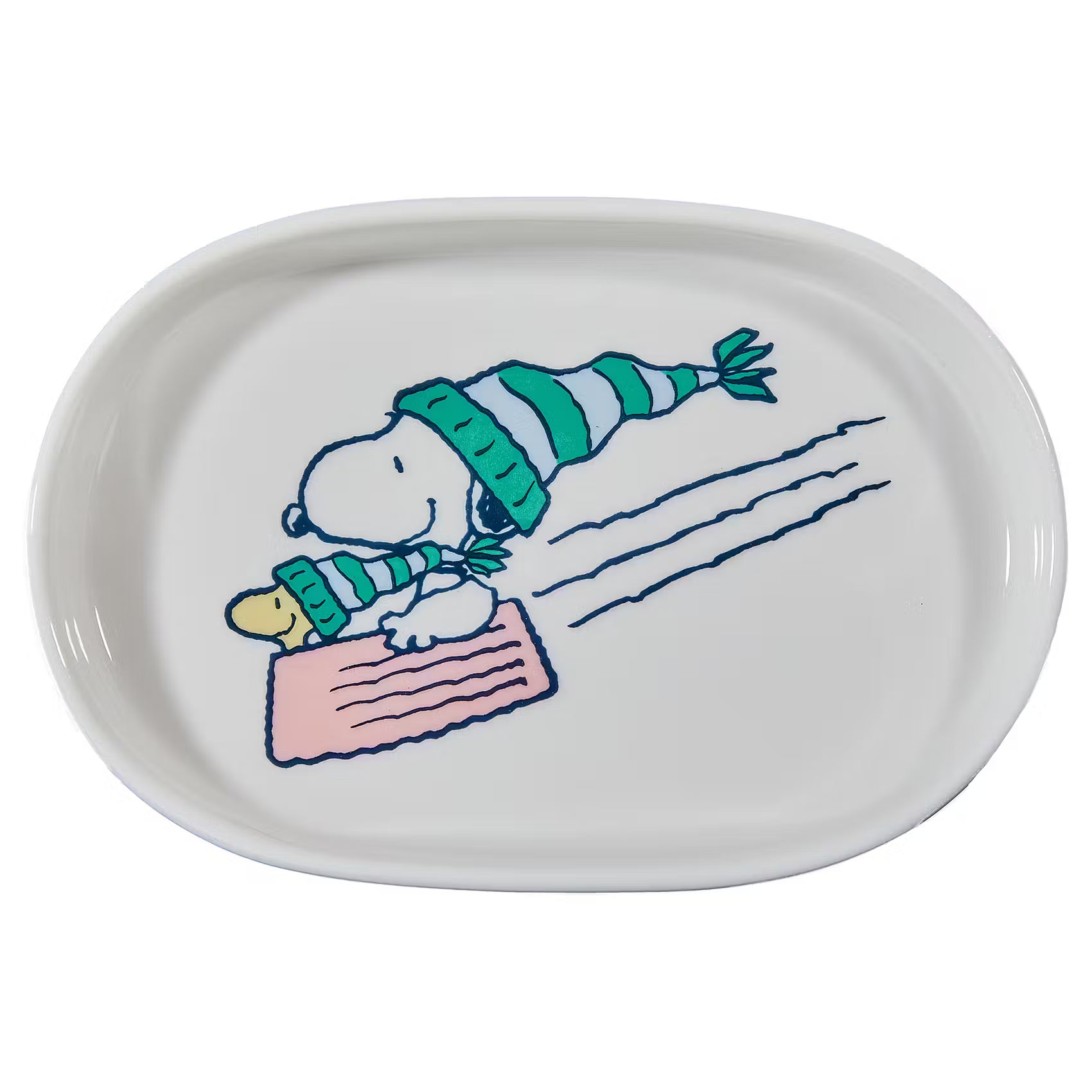 PEANUTS Schmuckteller Snoopy Mütze - New Bone China - Weiß
