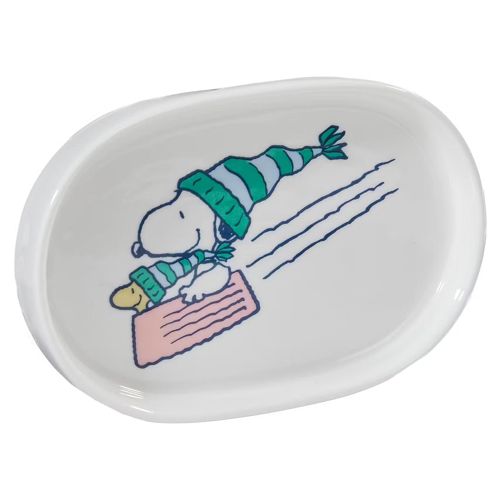PEANUTS Schmuckteller Snoopy Mütze - New Bone China - Weiß