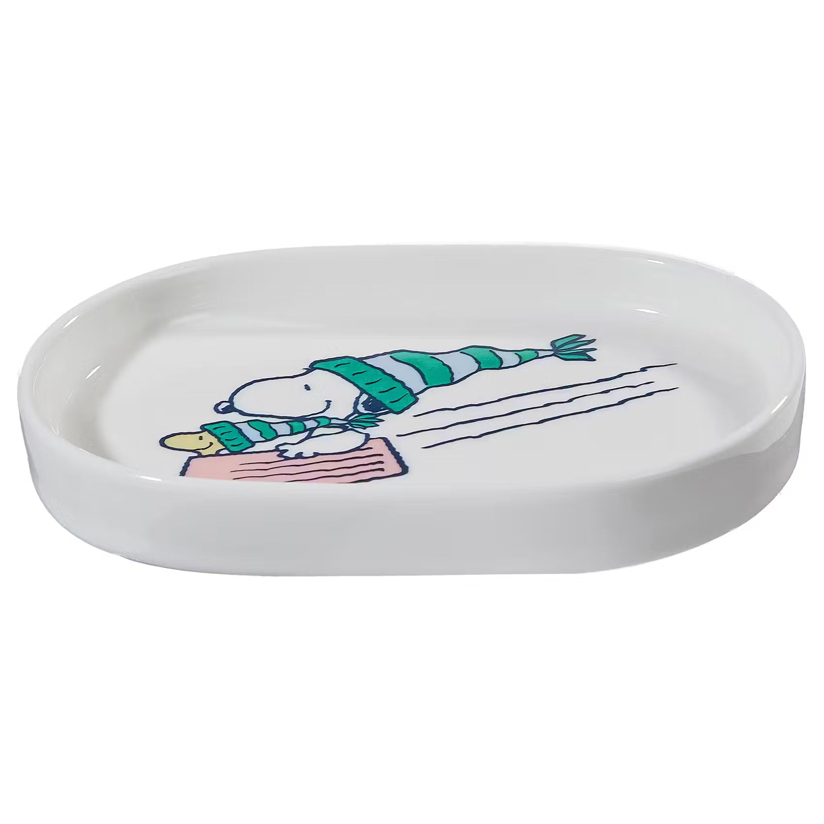 PEANUTS Schmuckteller Snoopy Mütze - New Bone China - Weiß