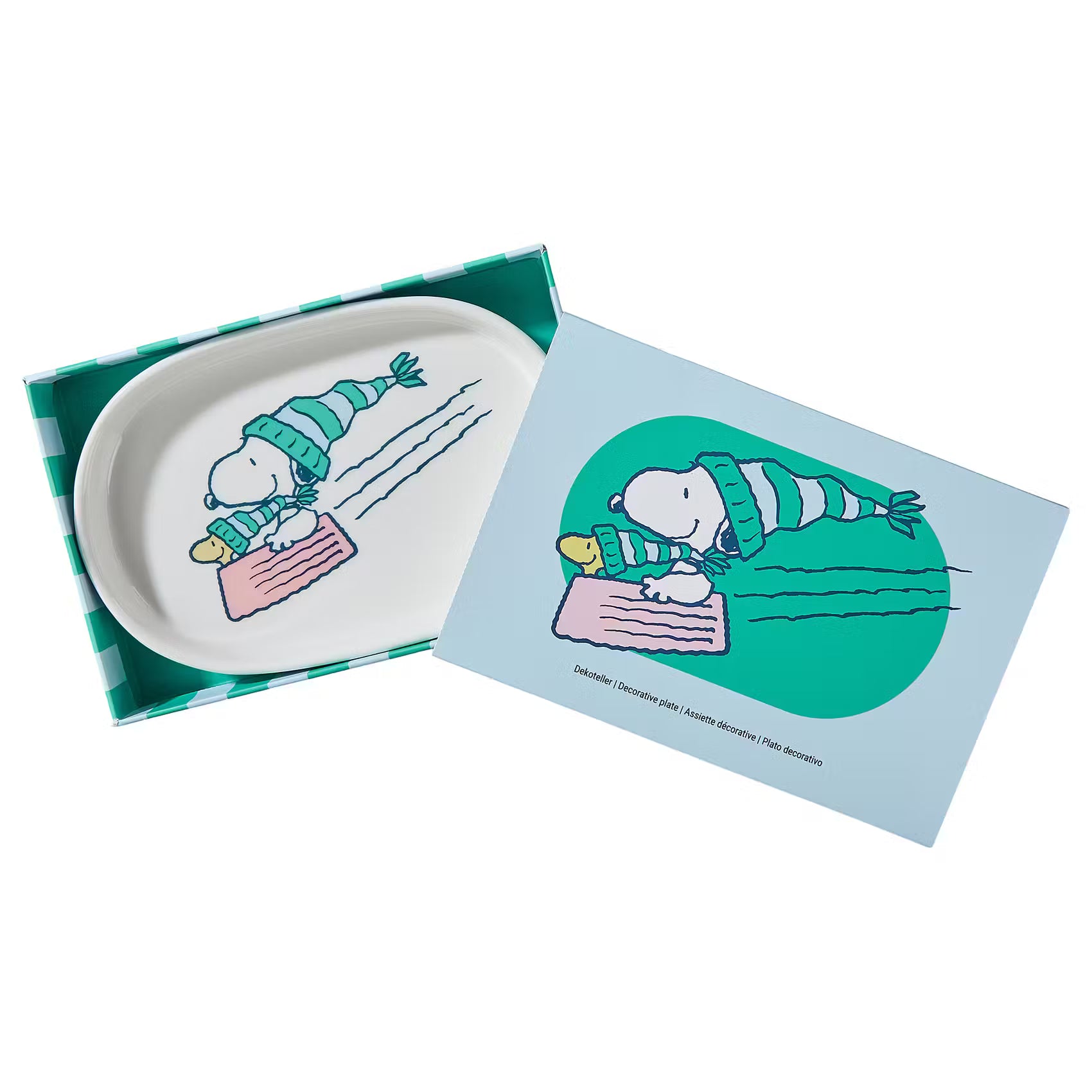 PEANUTS Schmuckteller Snoopy Mütze - New Bone China - Weiß
