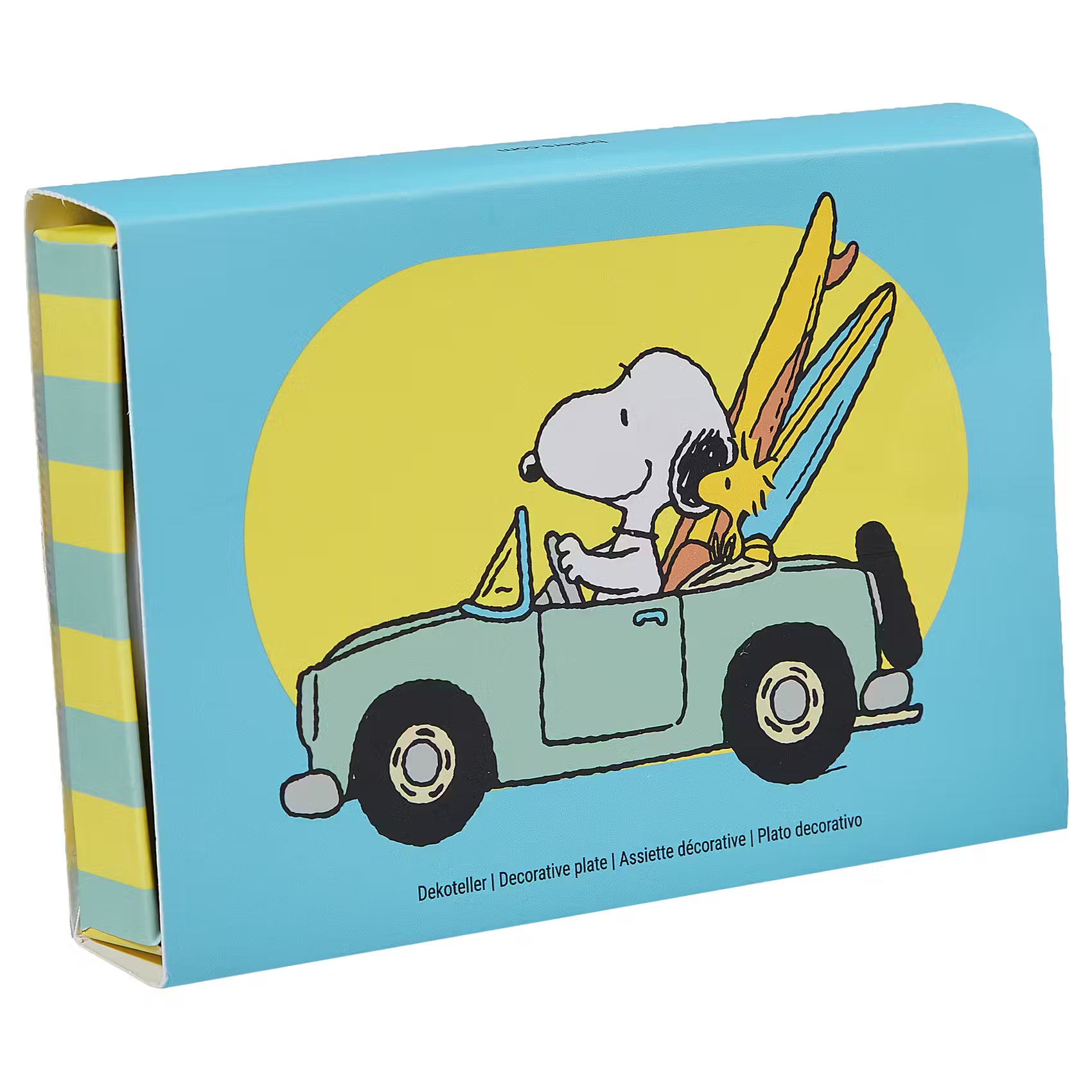 PEANUTS Schmuckteller Snoopy Cabriot - New Bone China - Weiß