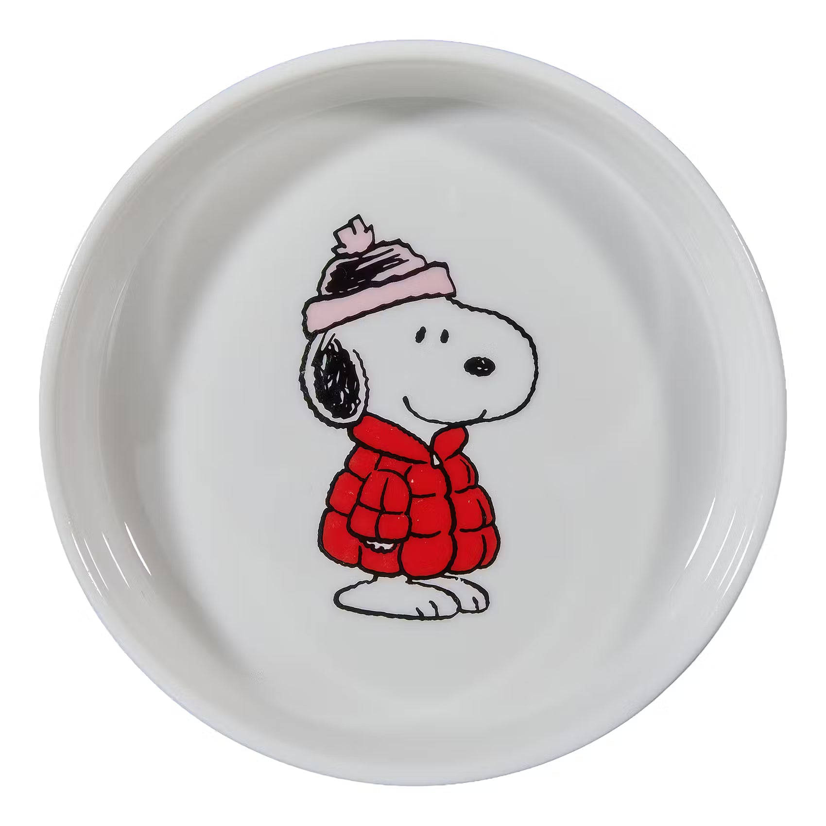 PEANUTS Schmuckteller Snoopy Jacke - New Bone China - Weiß