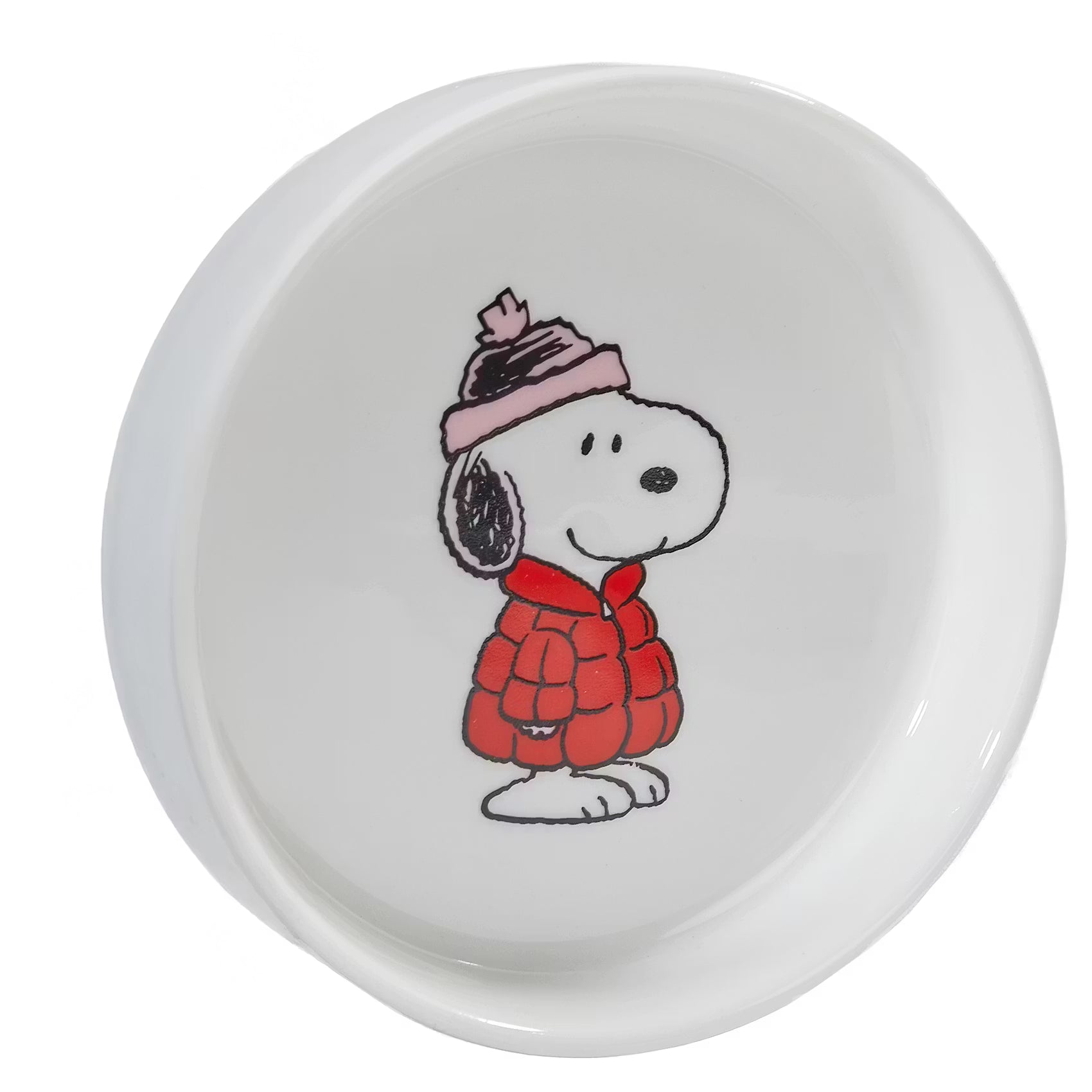 PEANUTS Schmuckteller Snoopy Jacke - New Bone China - Weiß