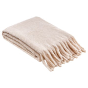 MELANGE Decke Mohair - Polyester/Polyamid/Wolle - Beige
