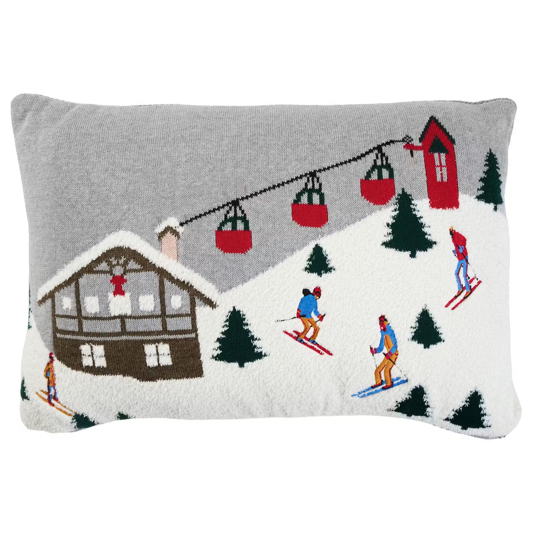 ALPINE DREAMS Kissen - Baumwolle/Polyester/Acryl - Bunt