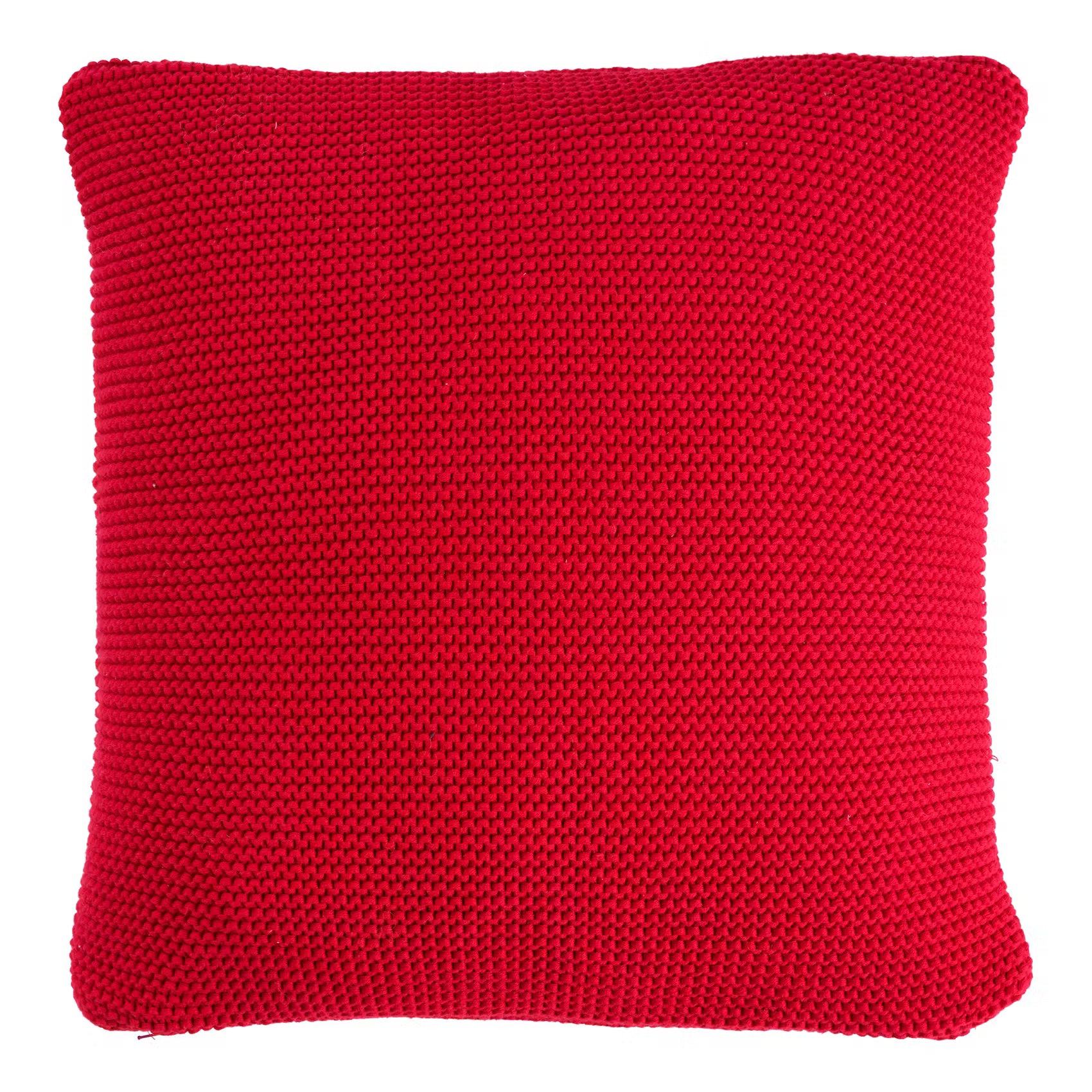 SOFT NEEDLE Kissen - Baumwolle/Polyester - Rot
