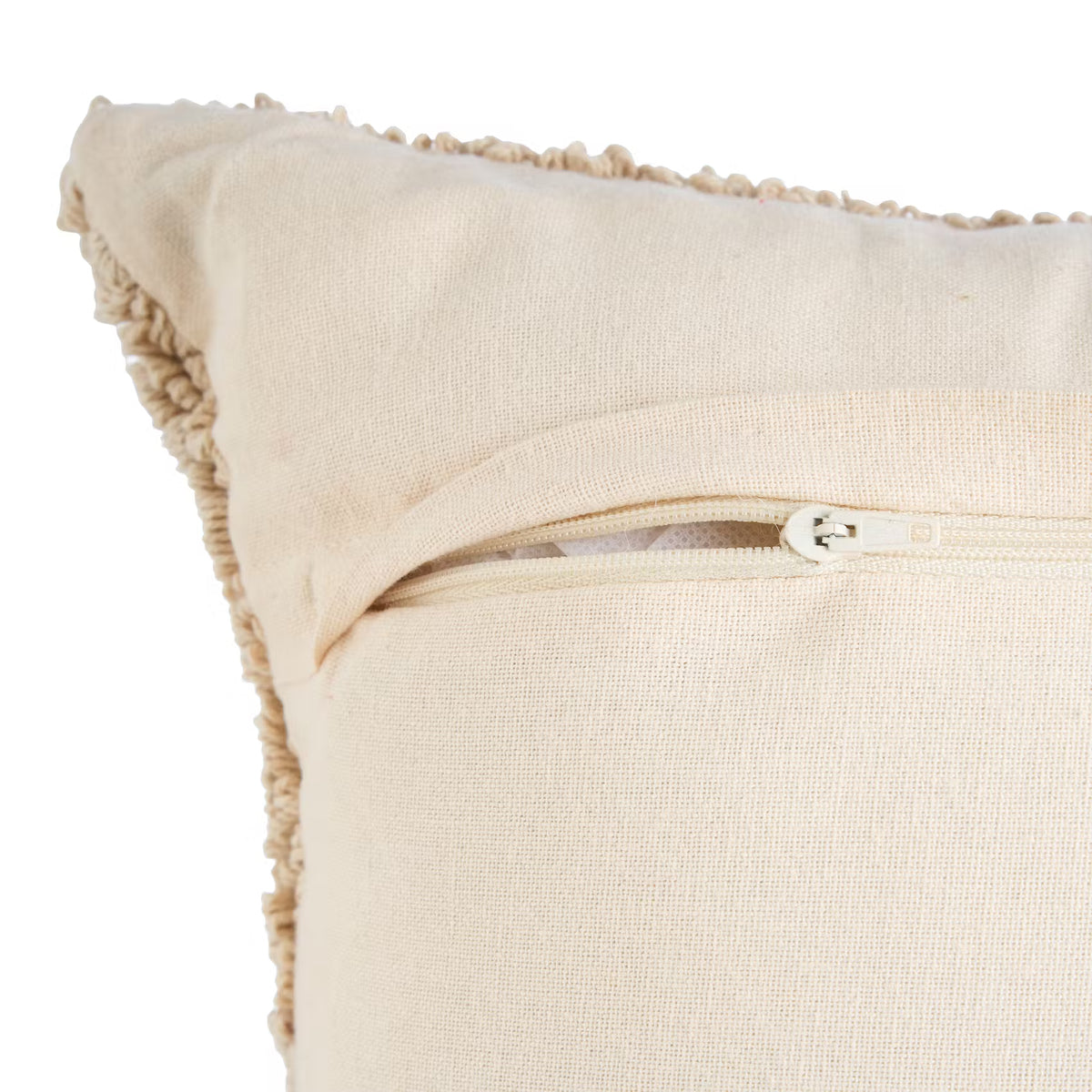 LET´S GET MERRY Kissen - Baumwolle - Beige/Rot