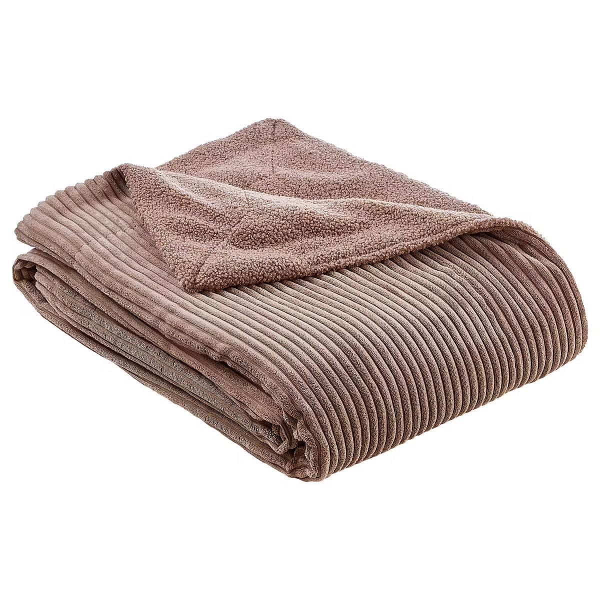 LORD OF CORD Decke - Polyester - Braun