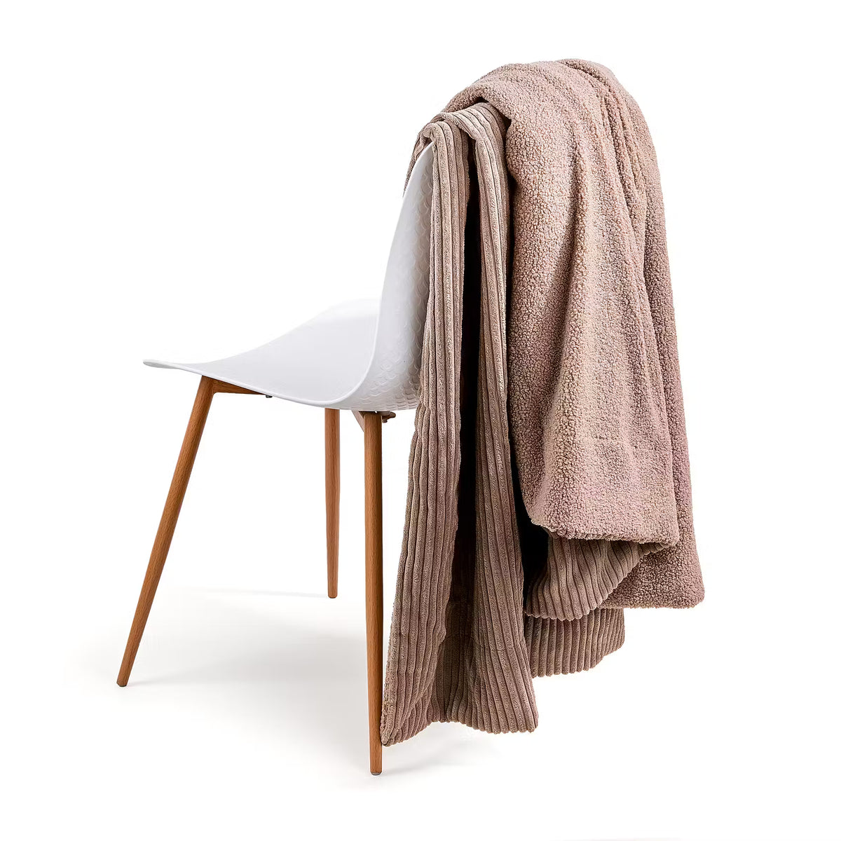 LORD OF CORD Decke - Polyester - Braun