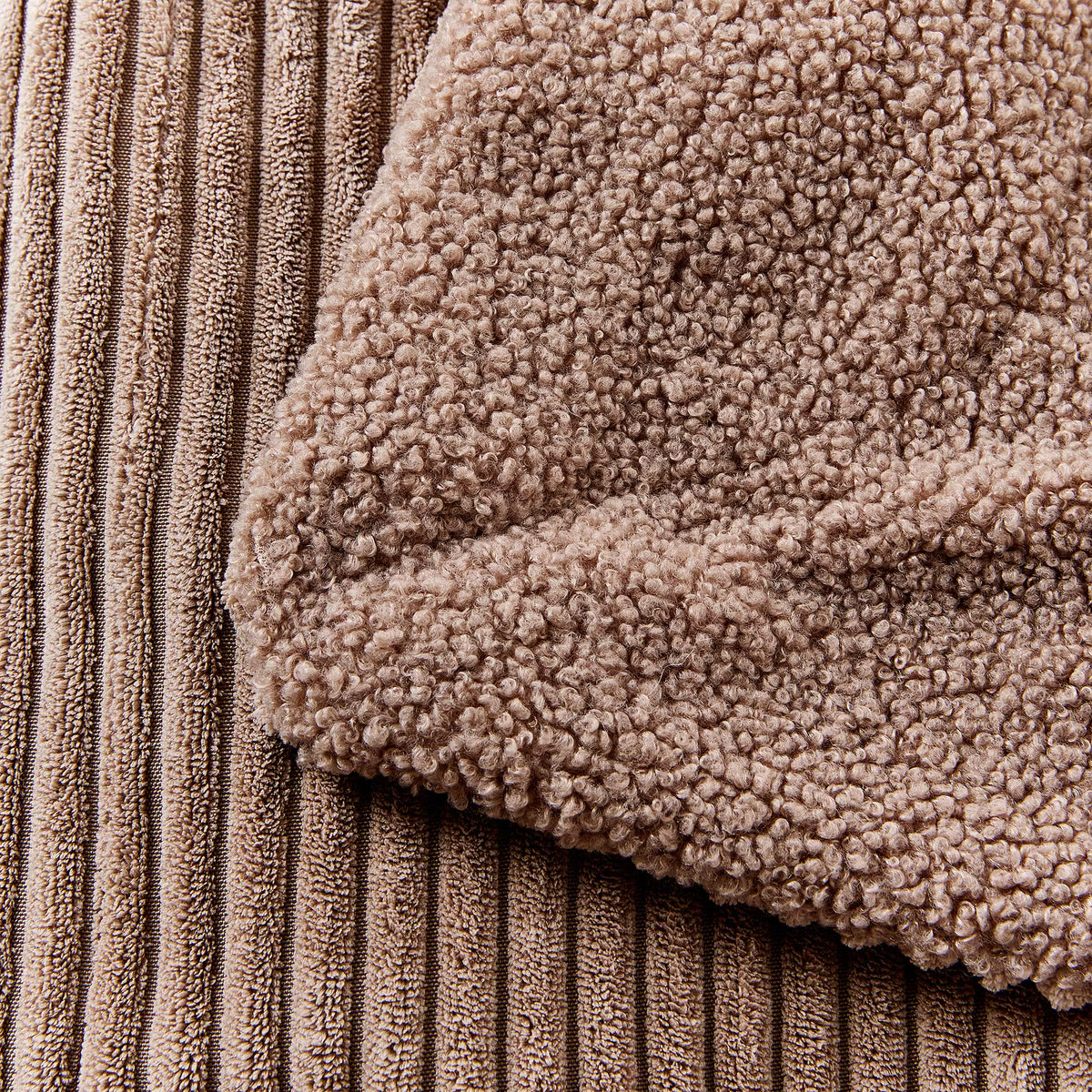 LORD OF CORD Decke - Polyester - Braun