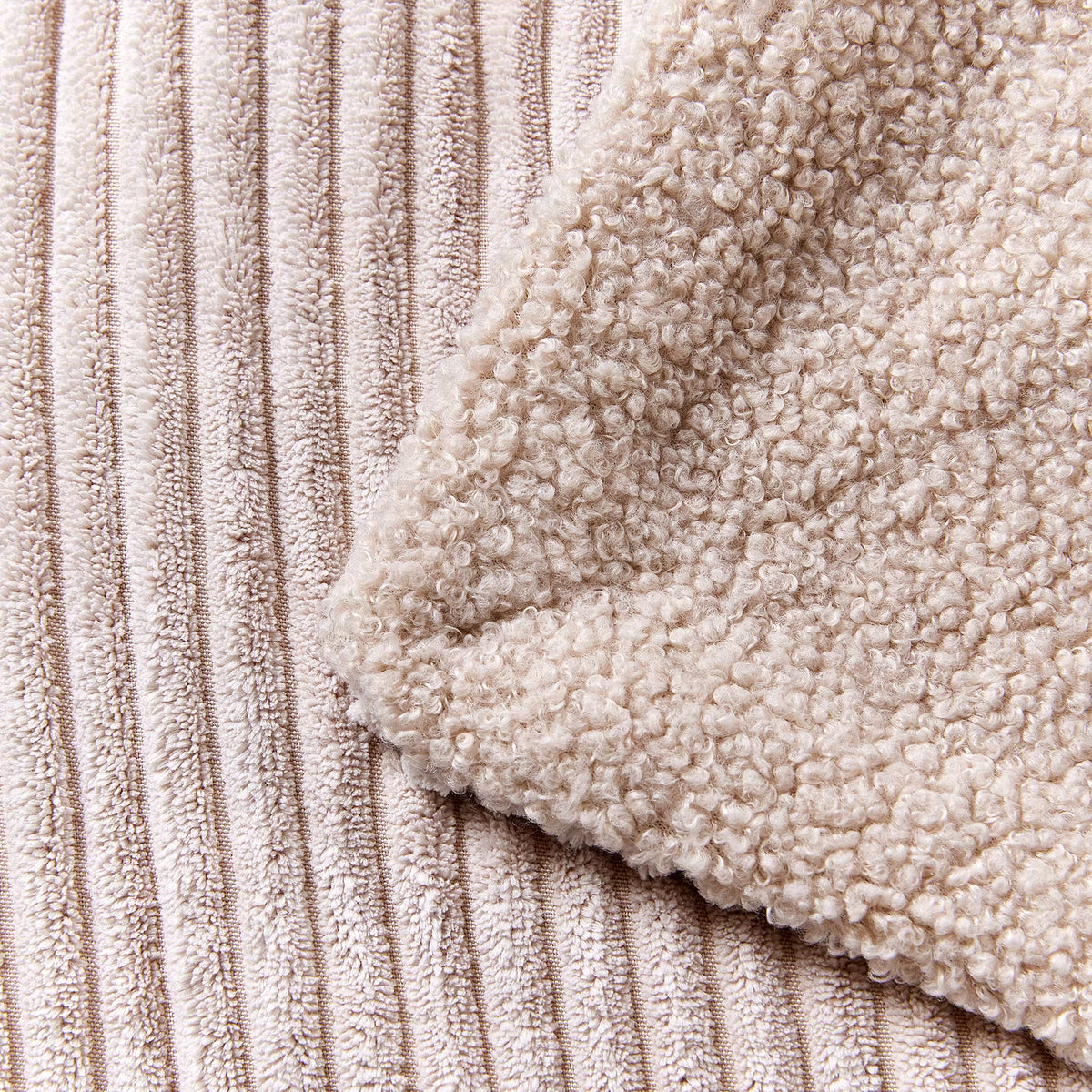 LORD OF CORD Decke - Polyester - Beige