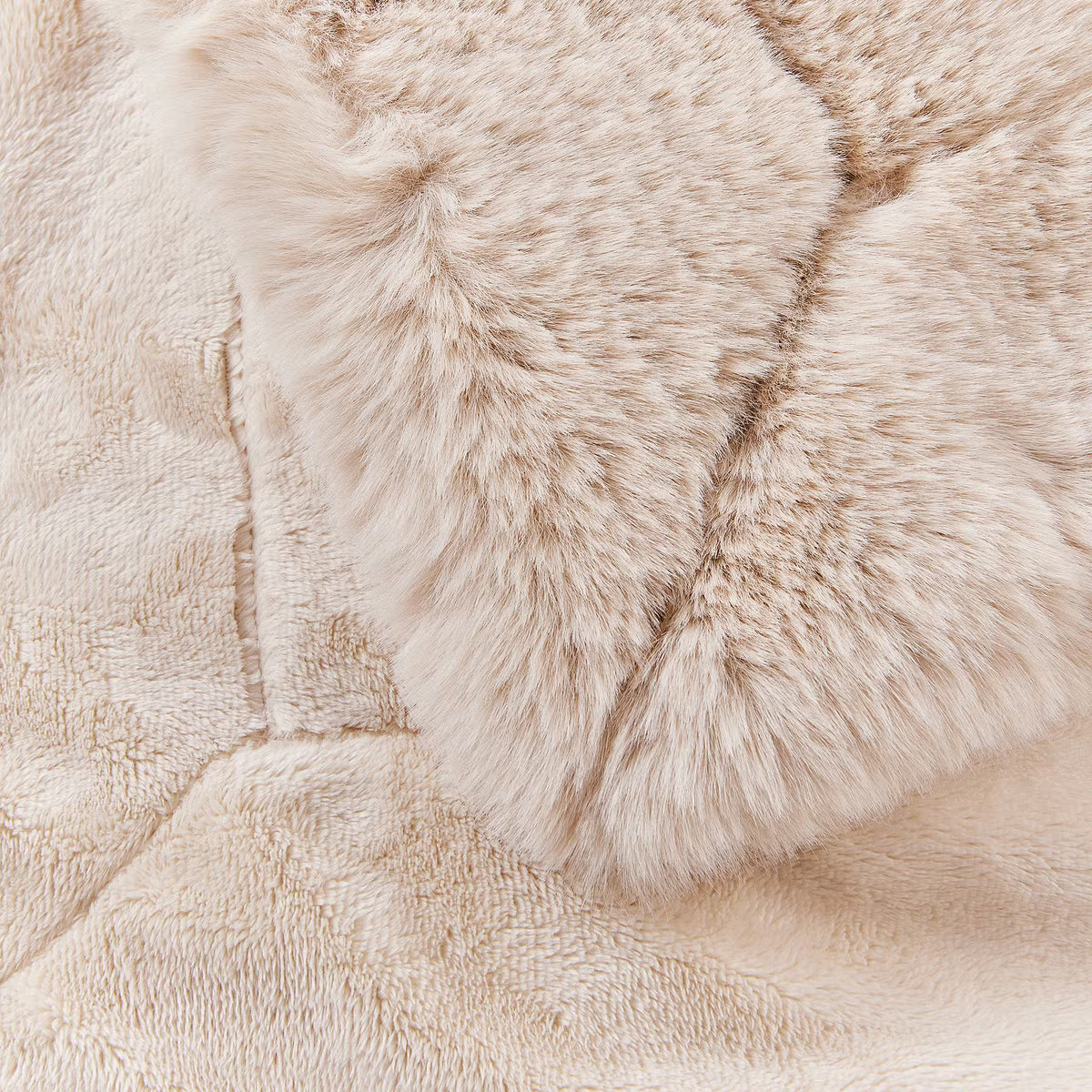 WILD THING Decke - Polyester - Beige
