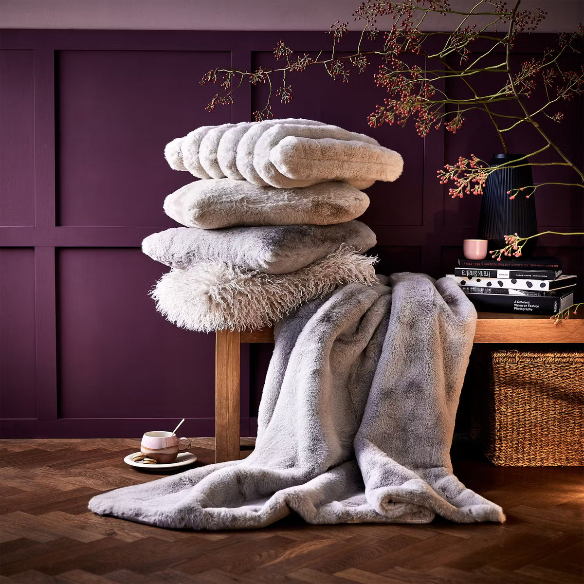 WILD THING Kissen - Polyester - Silber