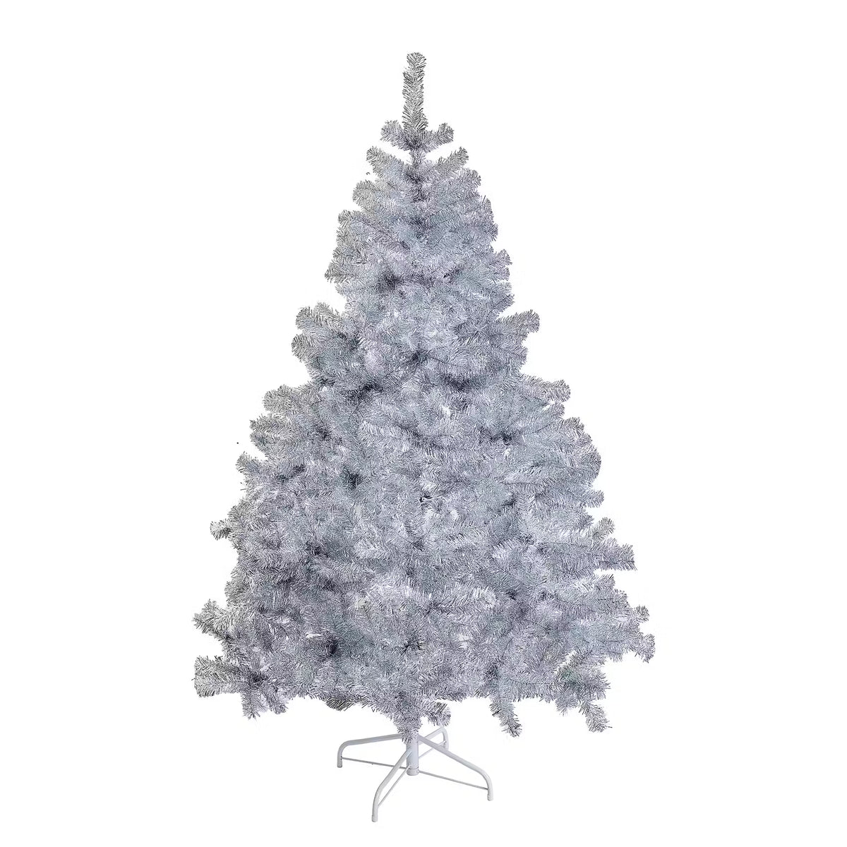 TREE OF THE MONTH Weihnachtsbaum - PVC - Silber - Höhe: 180 cm