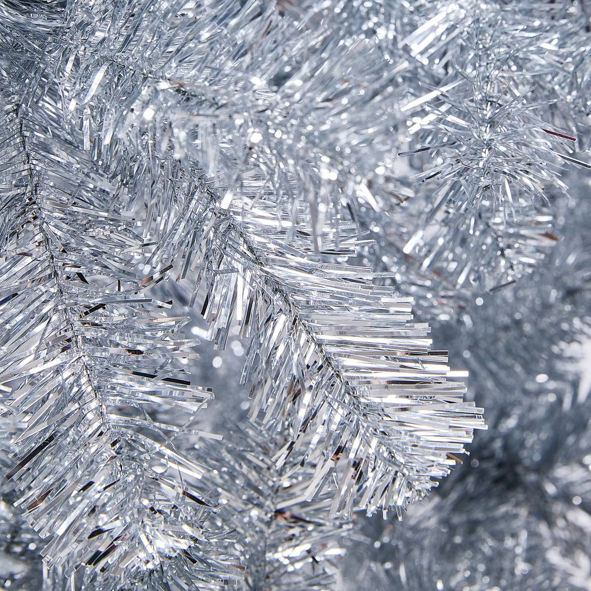 TREE OF THE MONTH Weihnachtsbaum - PVC - Silber - Höhe: 180 cm