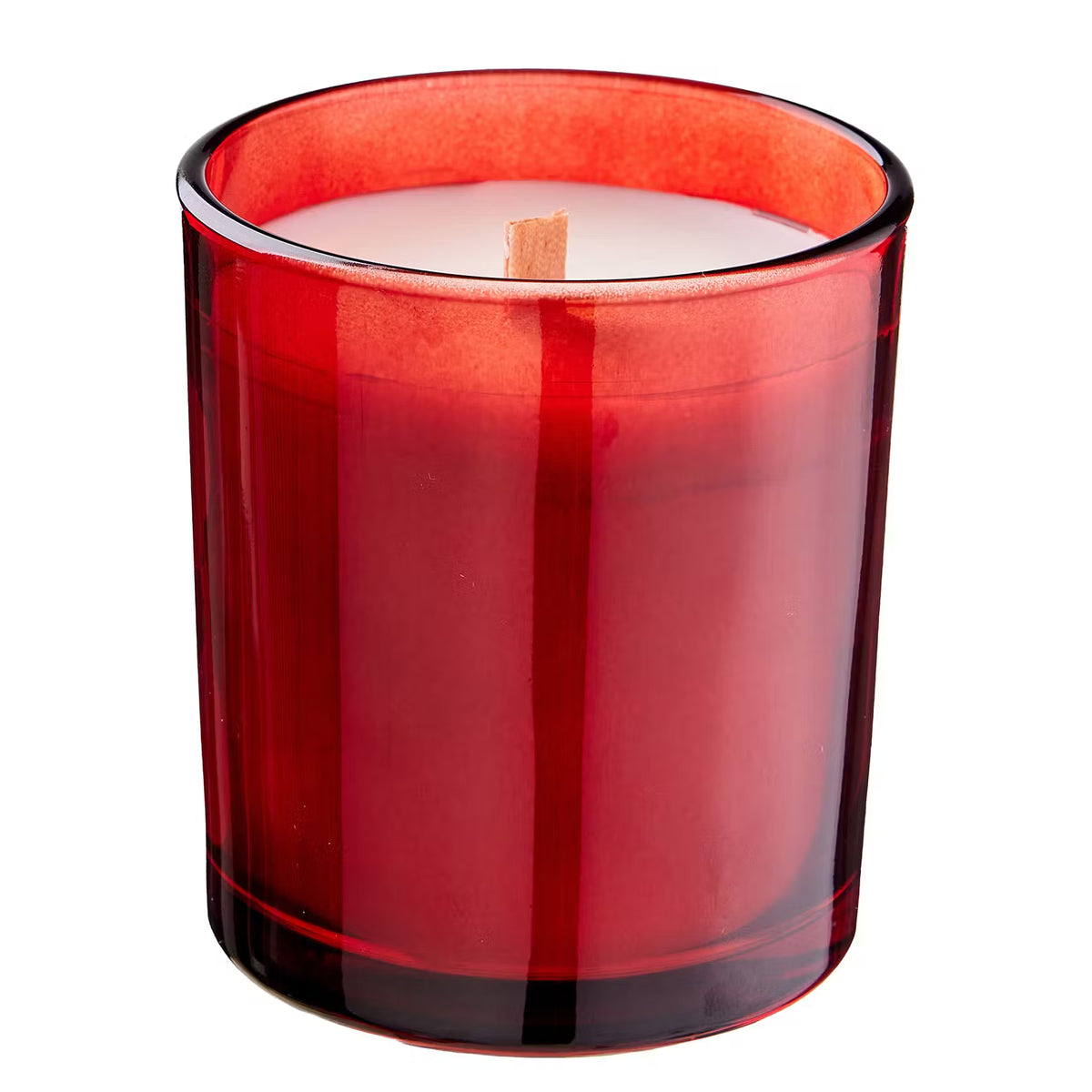 TIMBER SOUL Duftkerze Ruby Wood - Sojawachs/Duft - Rot - 7 x 7 cm