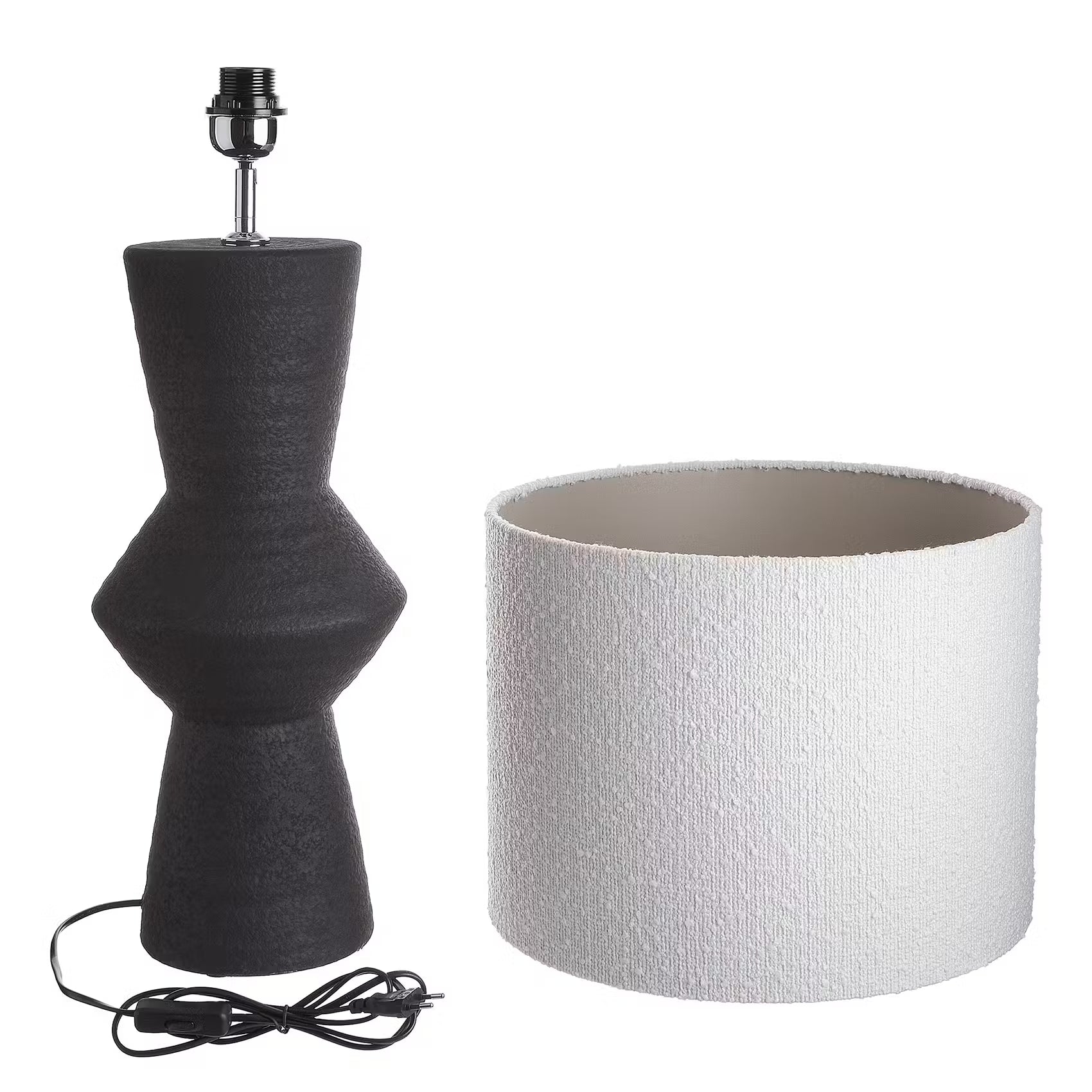 FREJA Tischleuchte - Keramik / Polyester / Polyacryl / Eisen  - 1-flammig