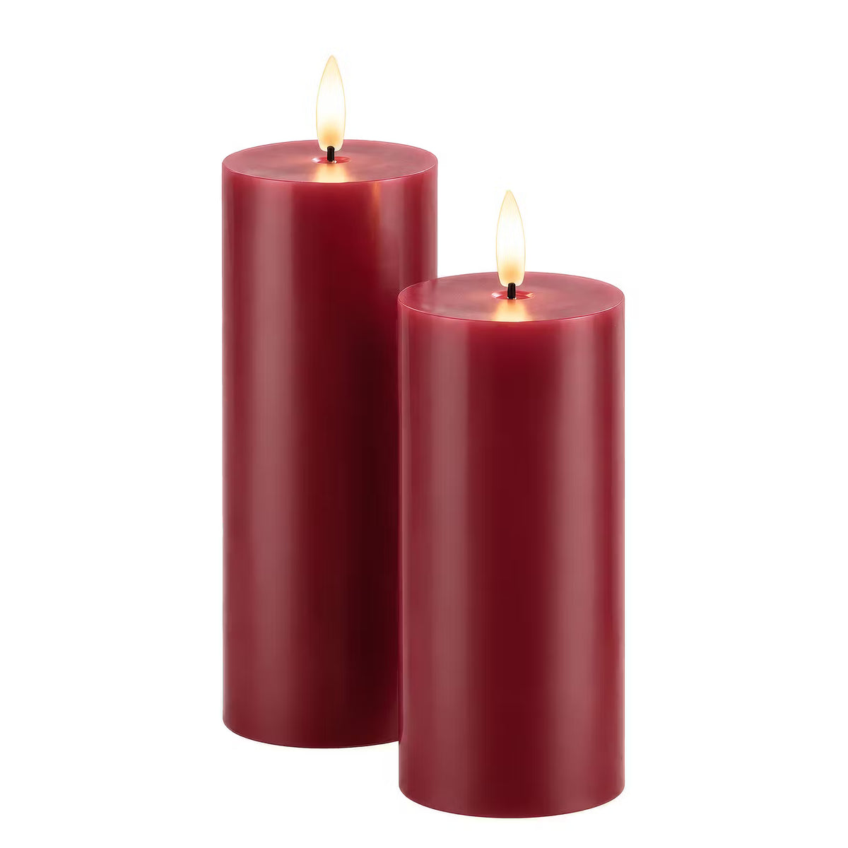 NORDIC LIGHT LED-Kerzen 2er-Set - Wachs