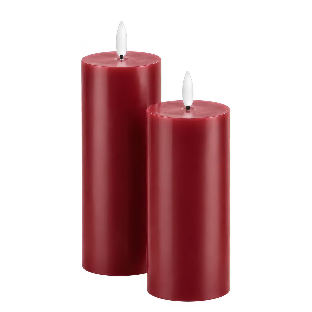 NORDIC LIGHT LED-Kerzen 2er-Set - Wachs