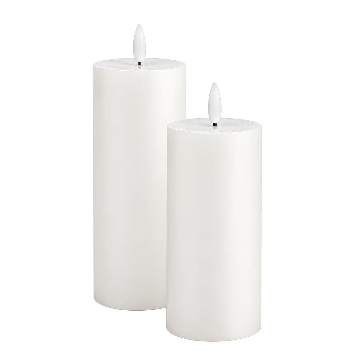 NORDIC LIGHT LED-Kerzen 2er-Set - Wachs