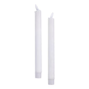 NORDIC LIGHT LED-Stabkerze 2er-Set - Wachs - Weiß