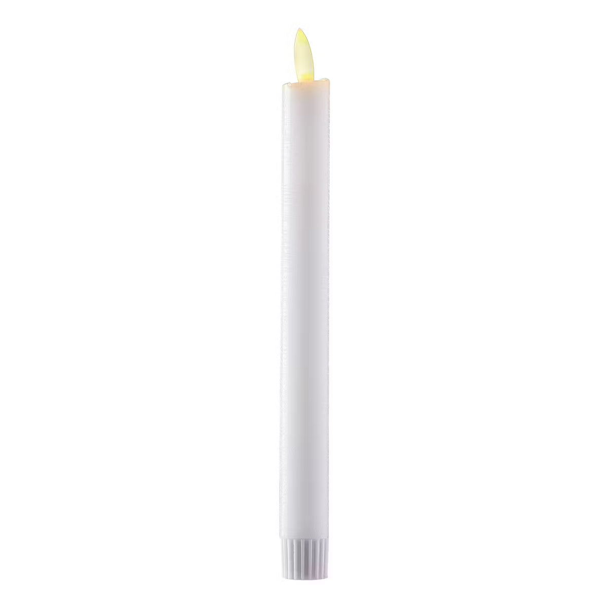 NORDIC LIGHT LED-Stabkerze 2er-Set - Wachs - Weiß