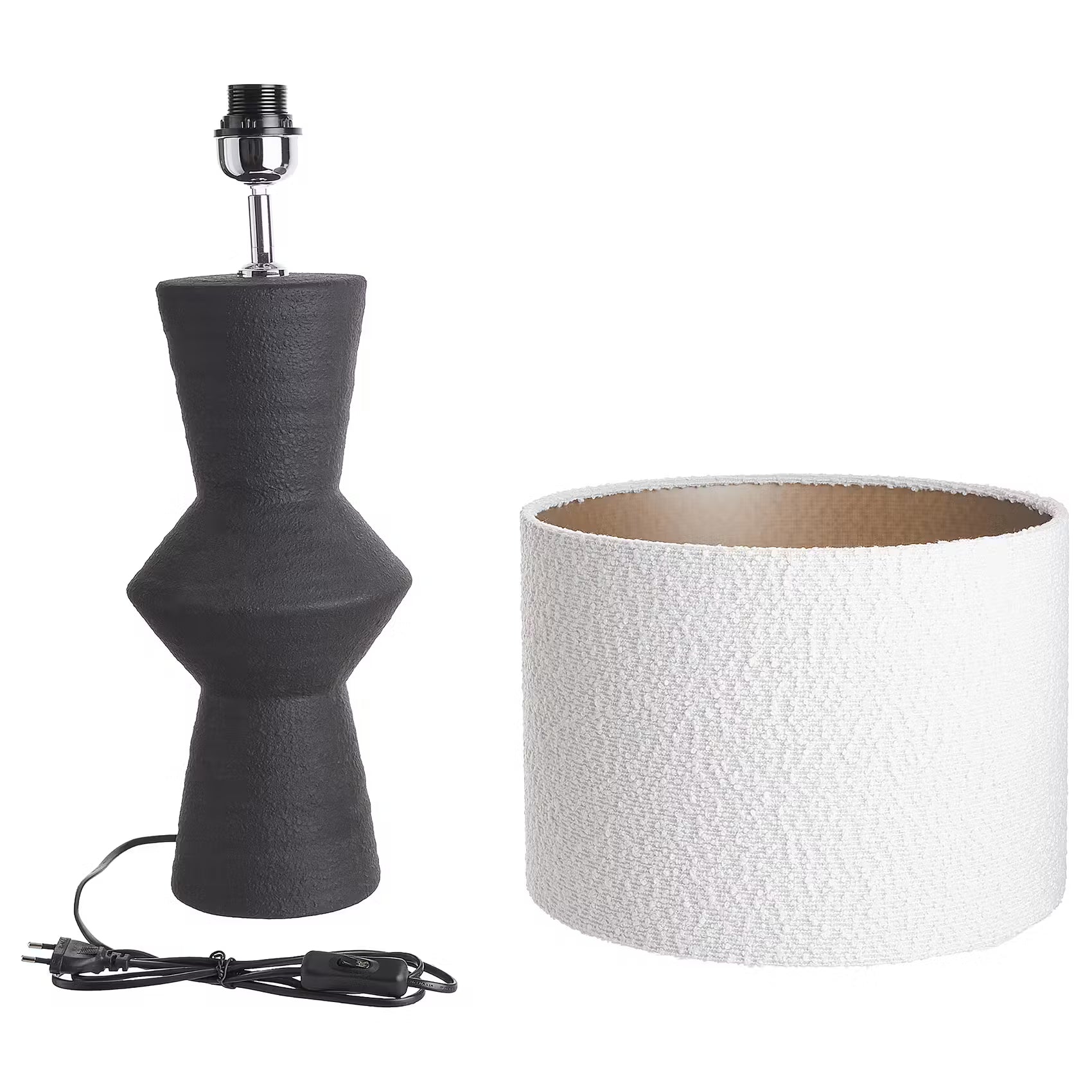 FREJA Tischleuchte - Keramik / Polyester / Polyacryl / Eisen  - 1-flammig