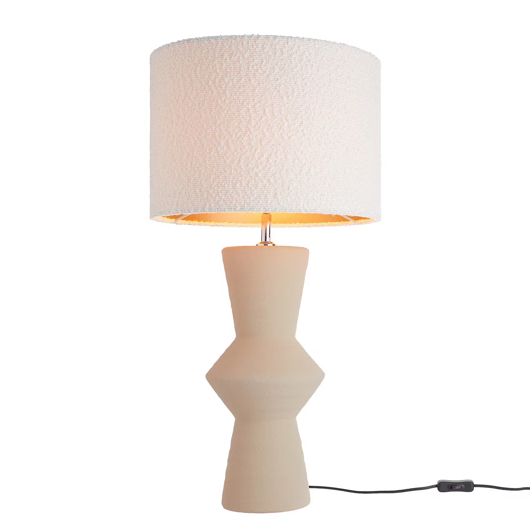 FREJA Tischleuchte - Keramik / Polyester / Polyacryl / Eisen  - 1-flammig