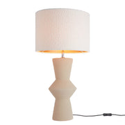 FREJA Tischleuchte - Keramik / Polyester / Polyacryl / Eisen  - 1-flammig