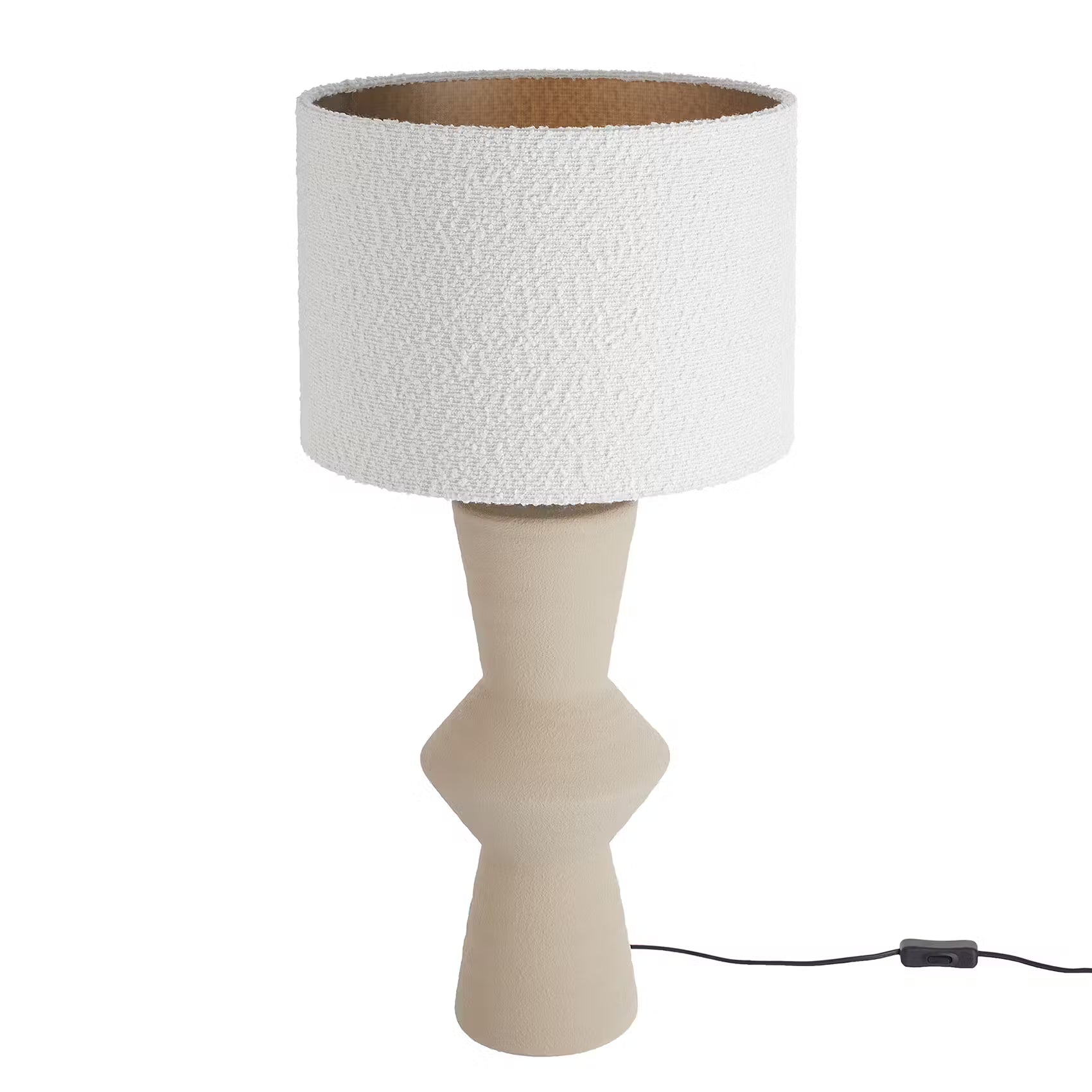 FREJA Tischleuchte - Keramik / Polyester / Polyacryl / Eisen  - 1-flammig