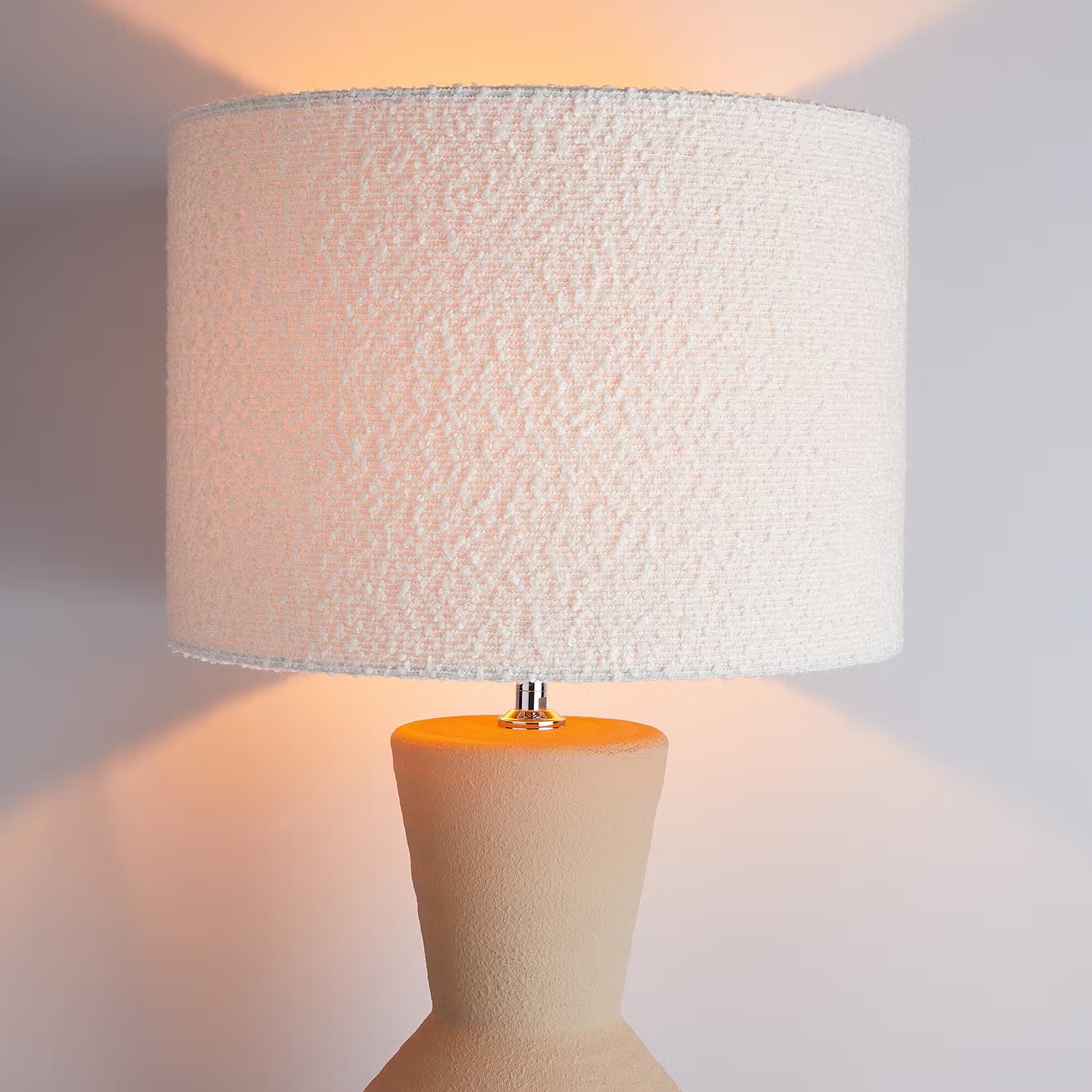 FREJA Tischleuchte - Keramik / Polyester / Polyacryl / Eisen  - 1-flammig