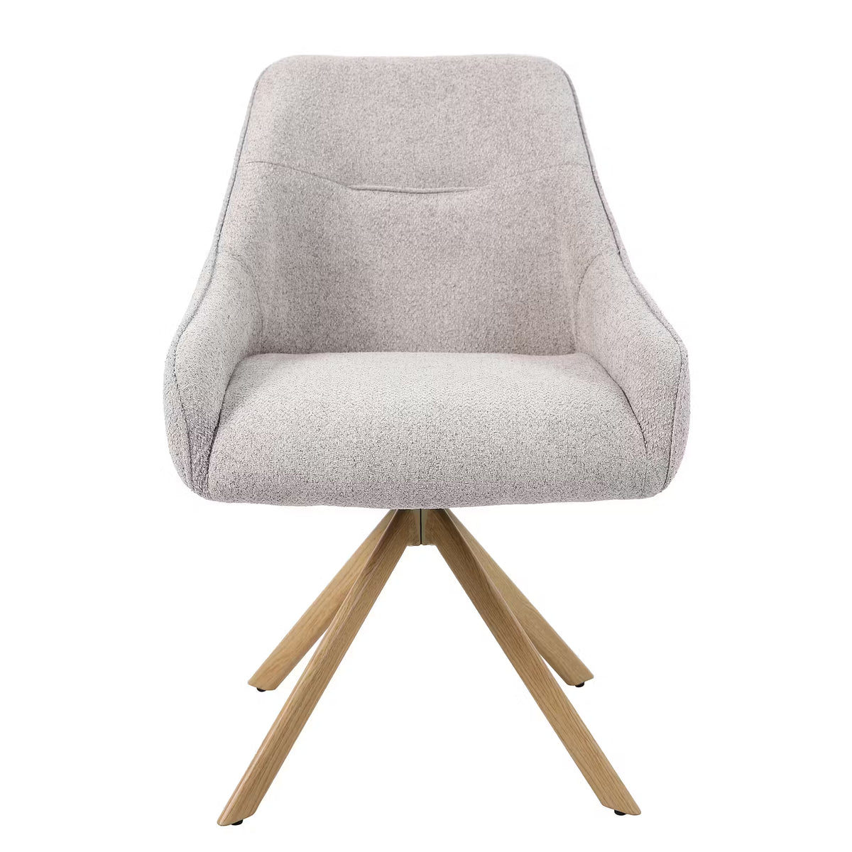 NEW MODERN Esszimmerstuhl - Stahl/Polyester - Beige