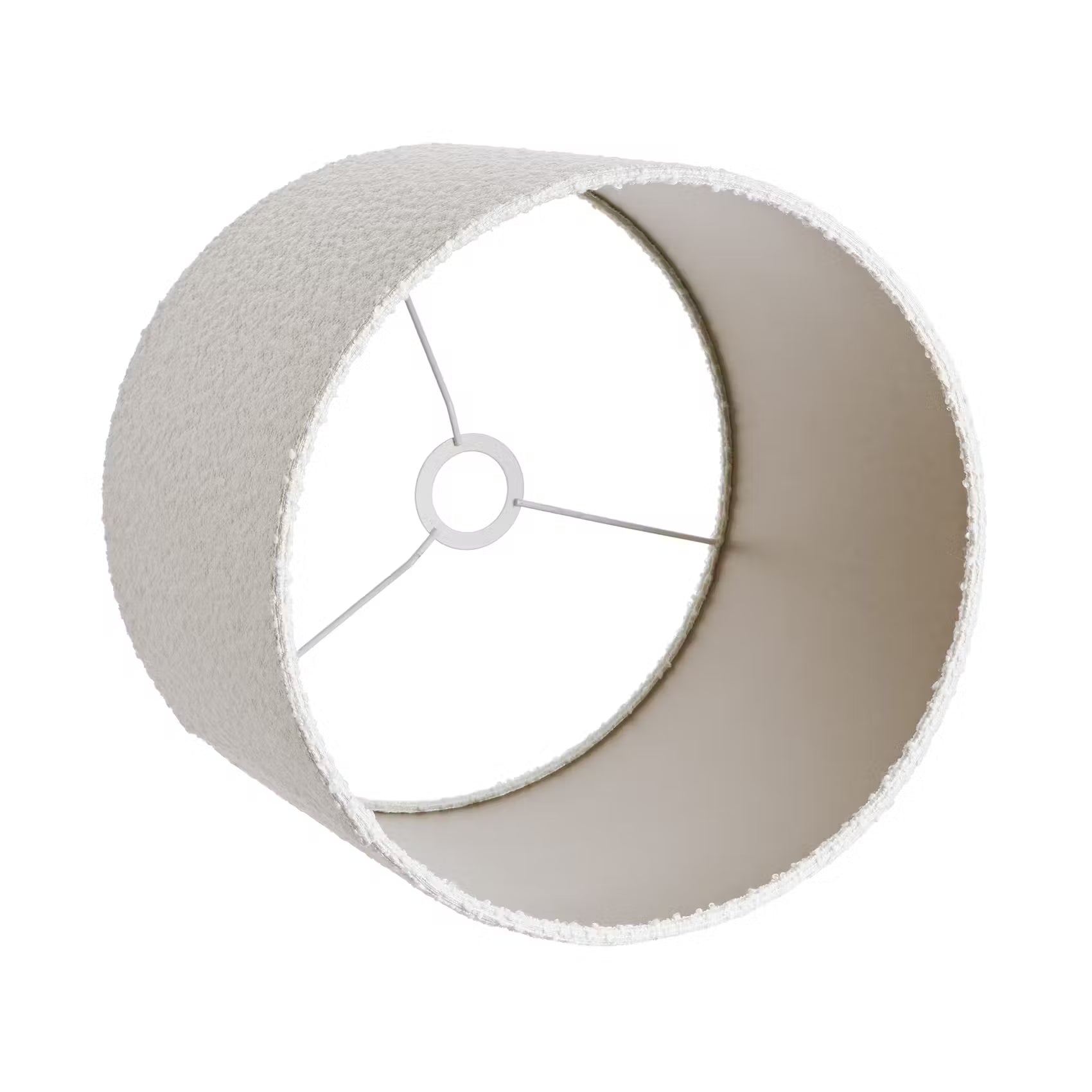 GROOVED Tischleuchte - Mangoholz/Polyester/Polyacryl/Eisen - Schwarz/Weiß -1-flammig