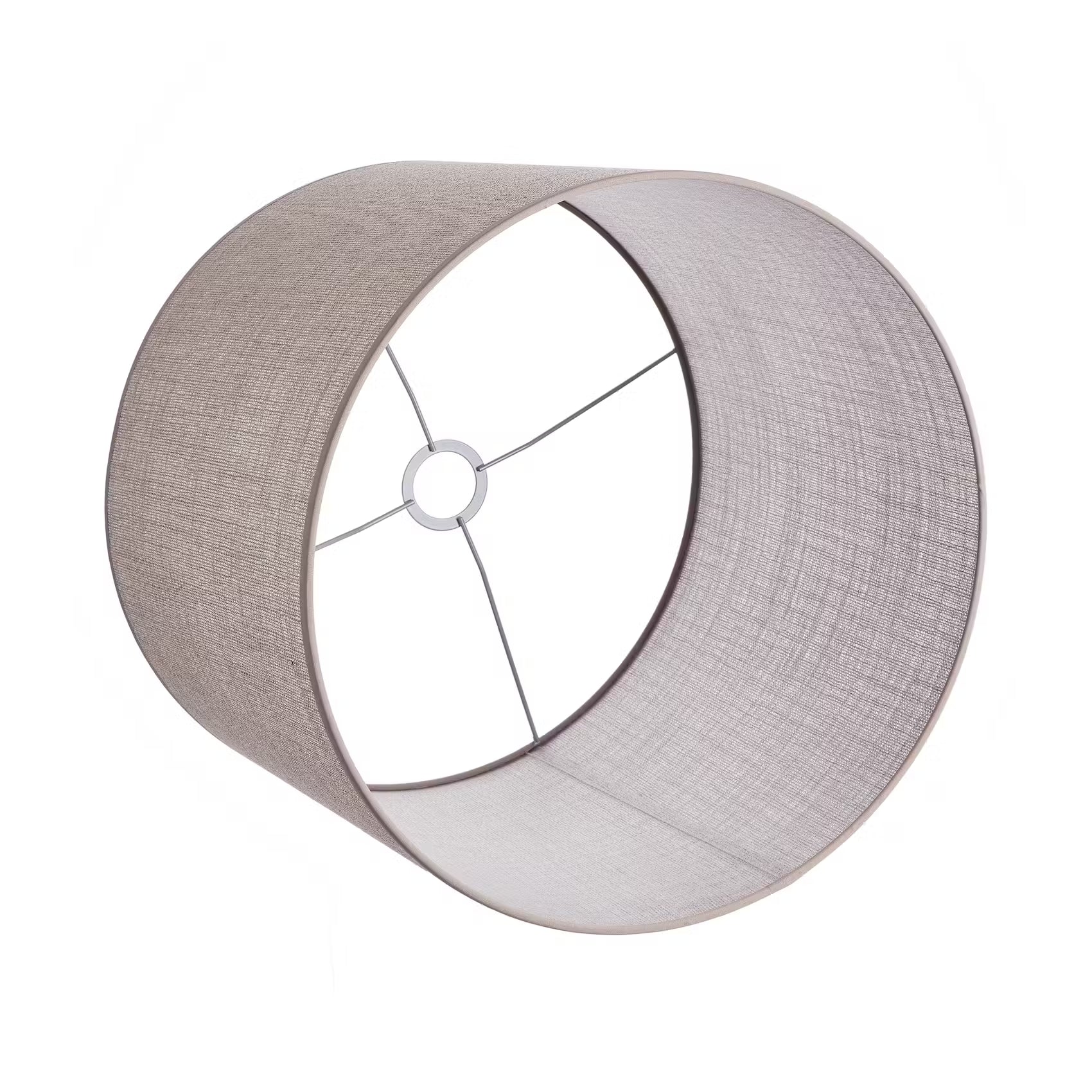 ÉCHECS Tischleuchte - Mangoholz/Polyester/Polyacryl/Eisen - Braun - 1-flammig