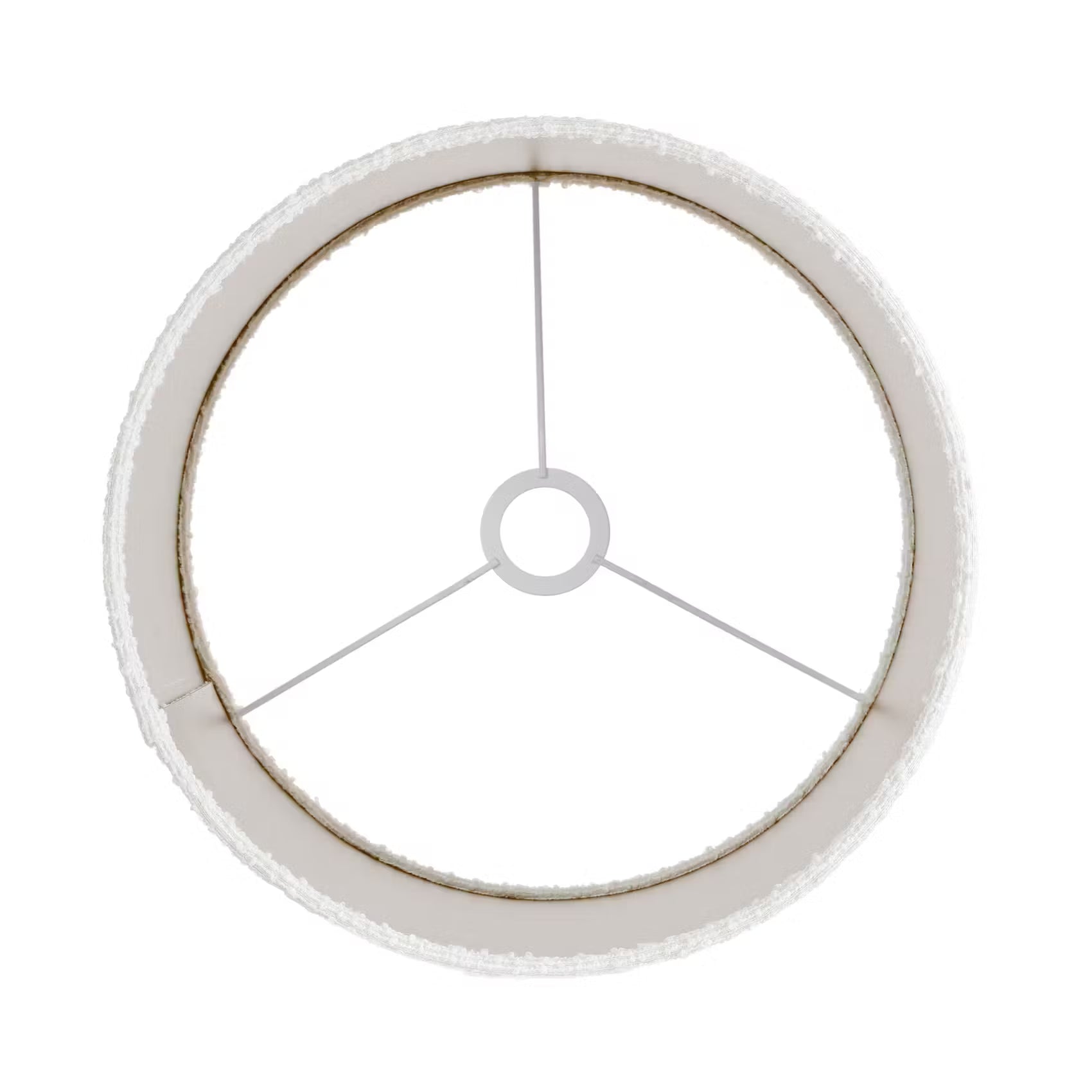 FORMAQUE Tischleuchte - Mangoholz/Polyester/Polyacryl/Eisen - Braun/Weiß -1-flammig