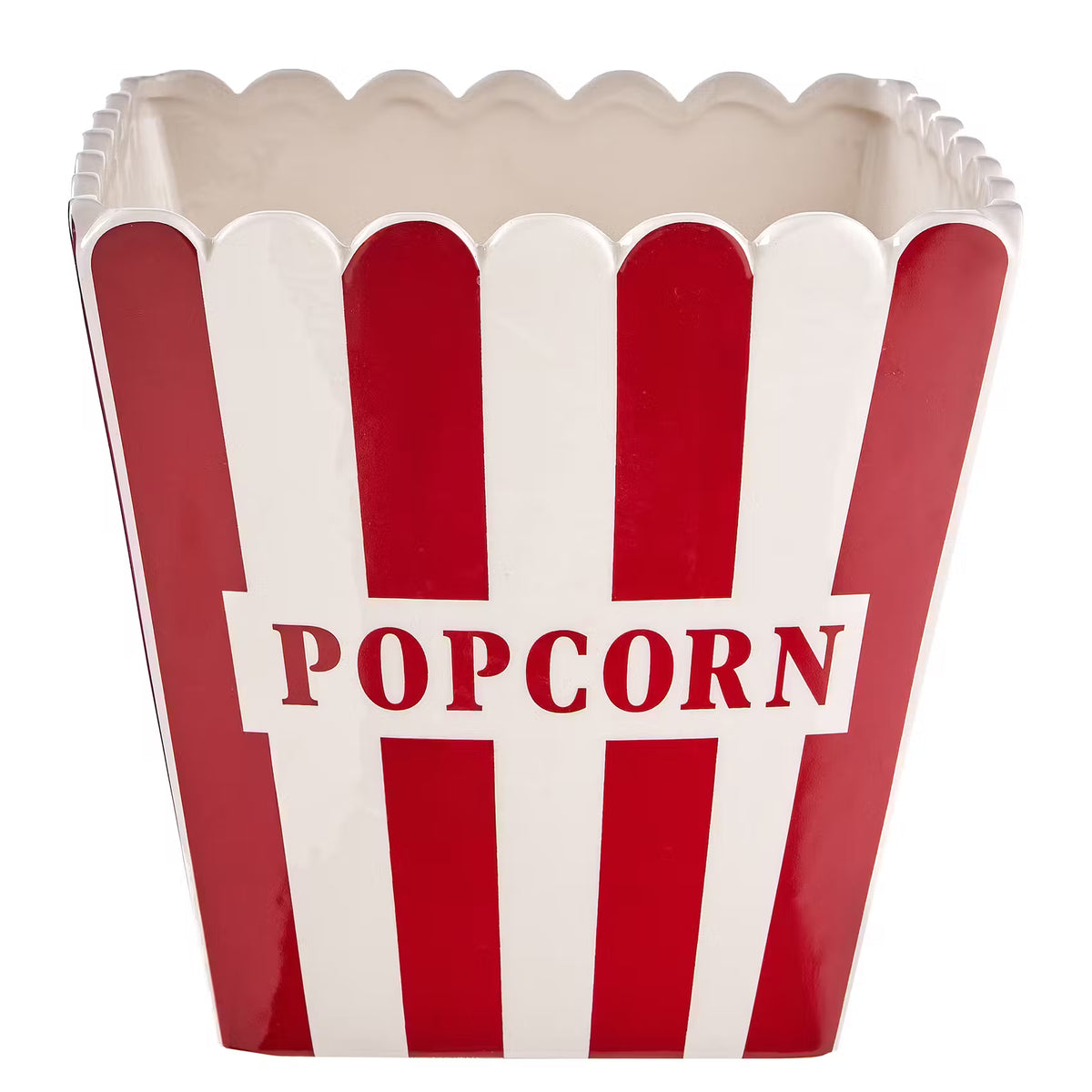 MOVIE TIME Popcorn-Schüssel - Dolomit - Rot/Weiß